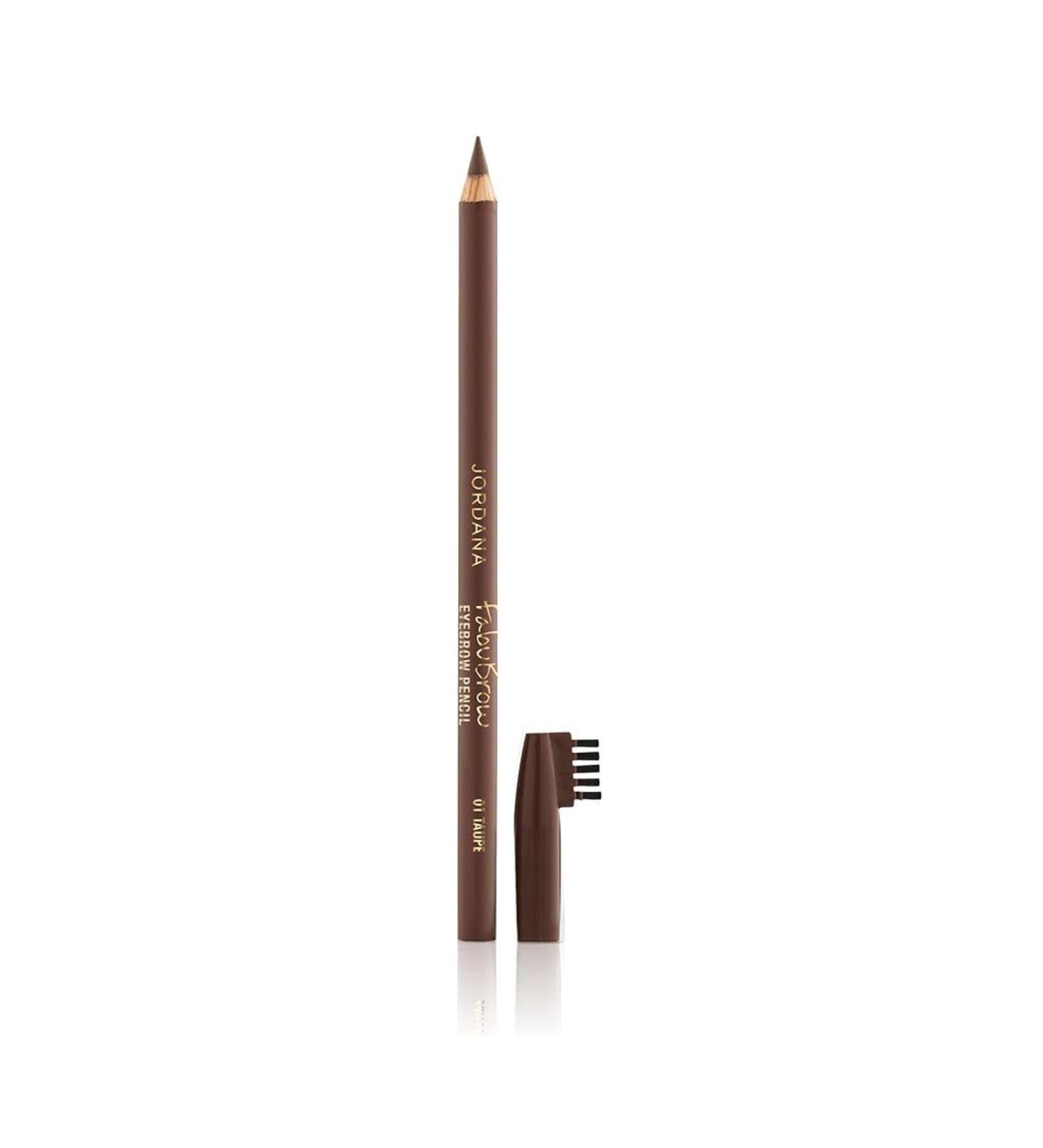 Shop JORDANA Fabubrow Eyebrow Pencil in Taupe - Perfect Eyebrow Makeup for All Skin Tones | Fast International Shipping - Buy Online on SooperMarket.com