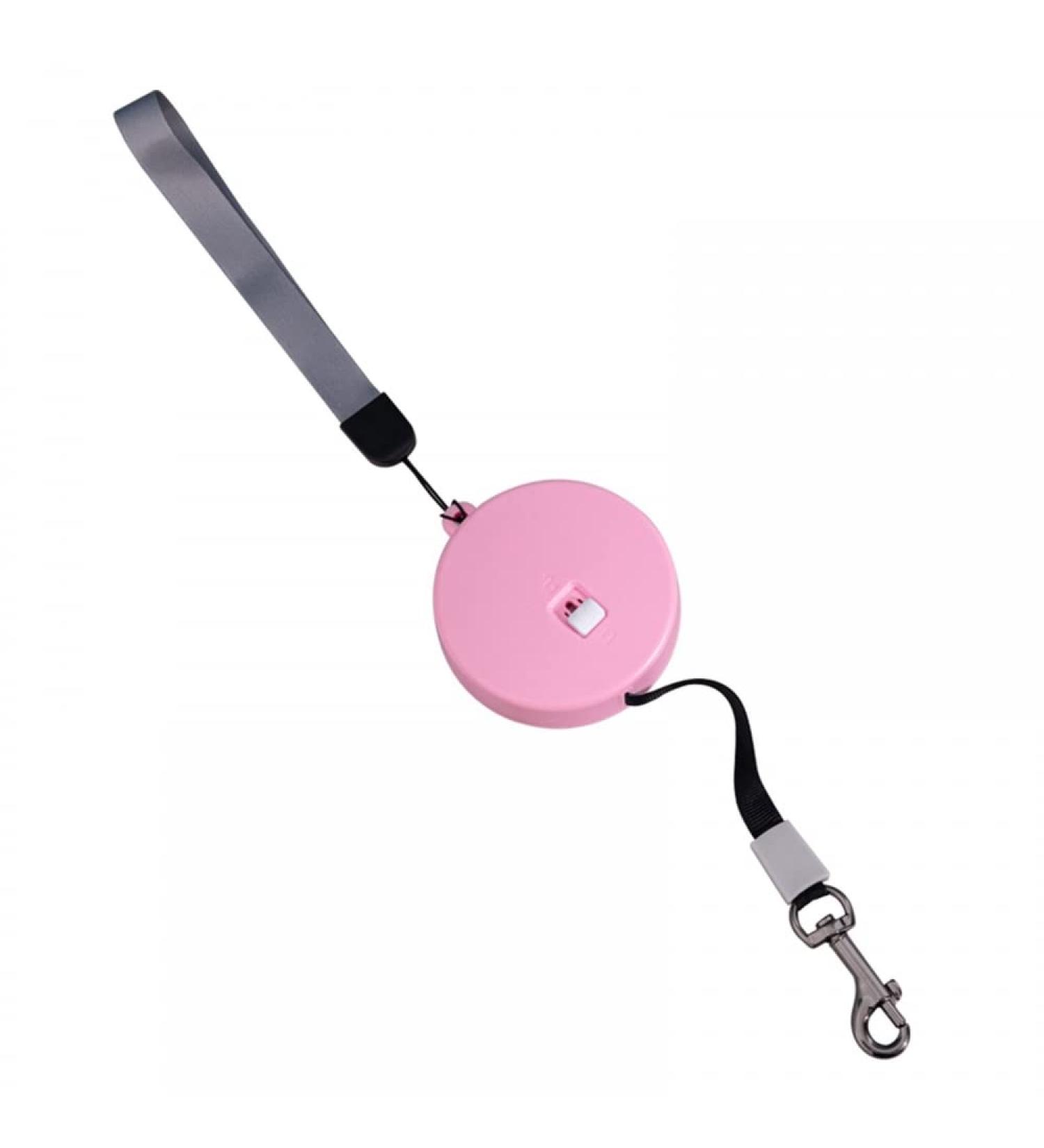 Shop Mioyoow Pet Dog Roller Leash - 3M Automatic Retreat Leash with Reflective Rope for Small Dogs & Cats - Pink - Buy Online on SooperMarket.com
