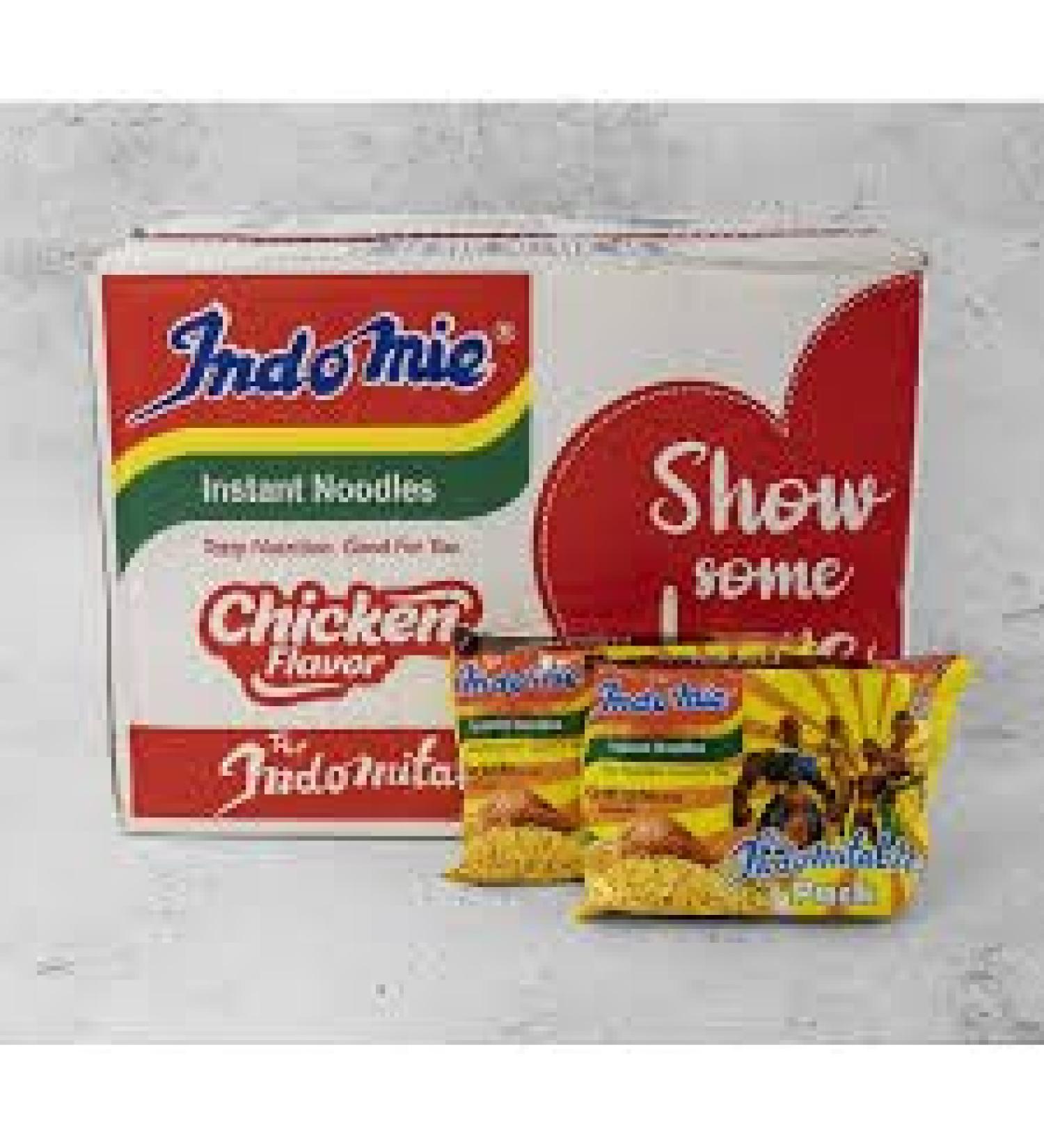 Gharana Swaad ka Khazaana Indomie Nigerian Chicken Noodles 70g (Pack of 40) | Authentic Flavor | Spicy & Savory Blend | Rich Nigerian Taste | Quality Ingredients | Speedy & Convenient - Buy Online on SooperMarket.com