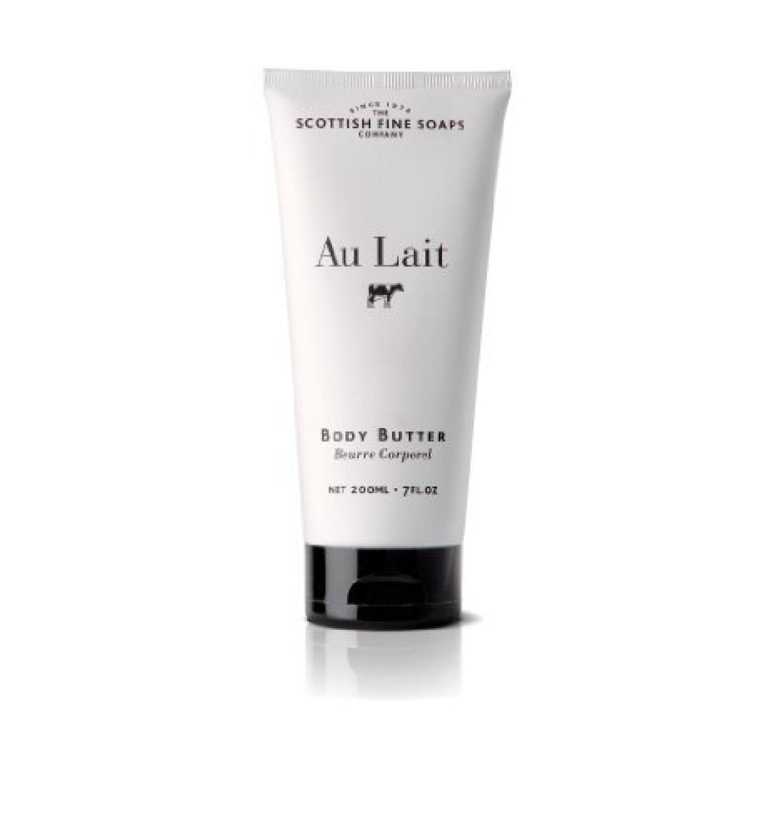 Scottish Fine Soaps Au Lait 200 ml Enriching Body Butter Tube by Scottish Fine Soaps