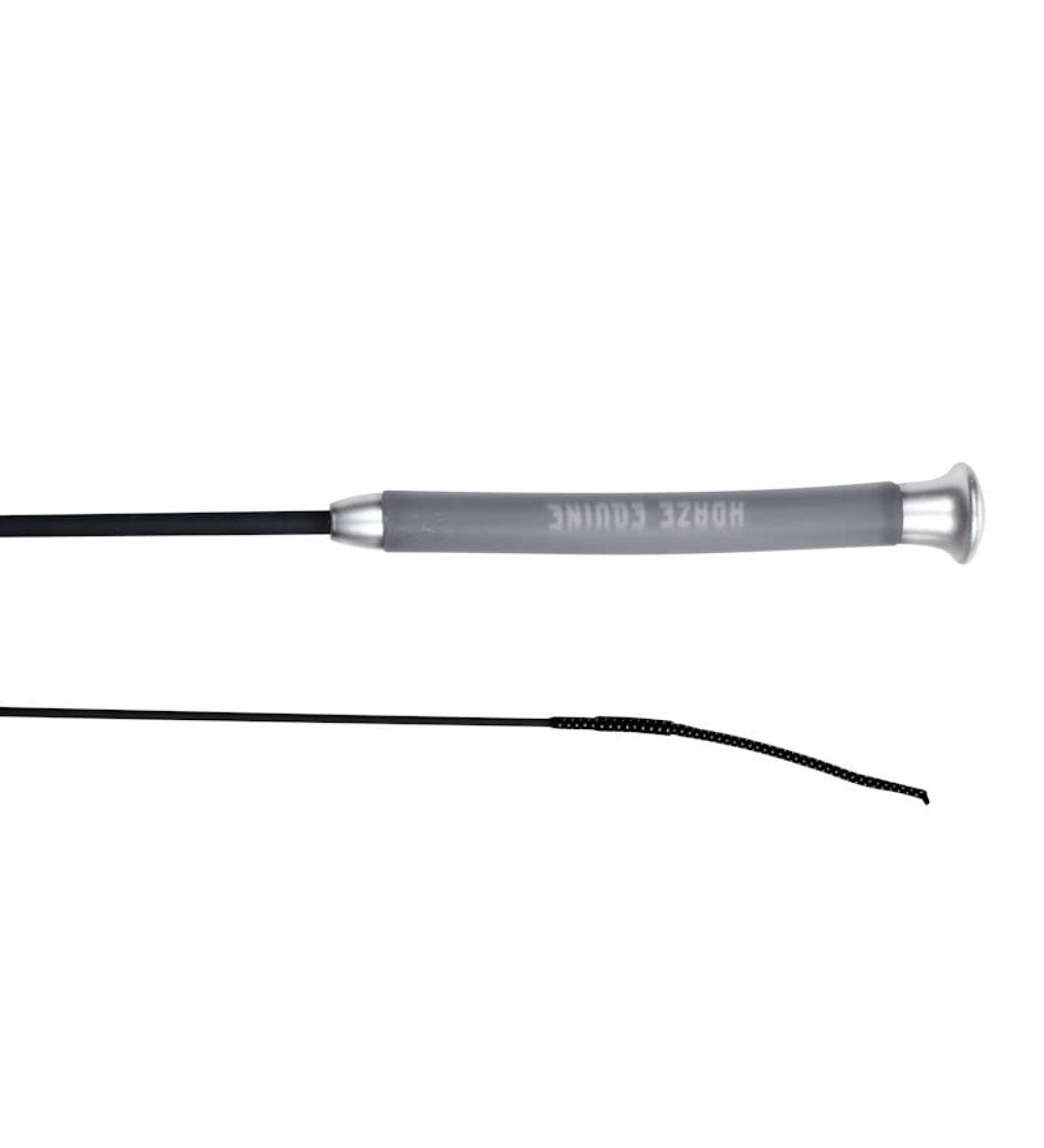 HORZE Ashton Dressage Whip with Comfortable Gel Handle Black US 40 in (EU 100 cm)