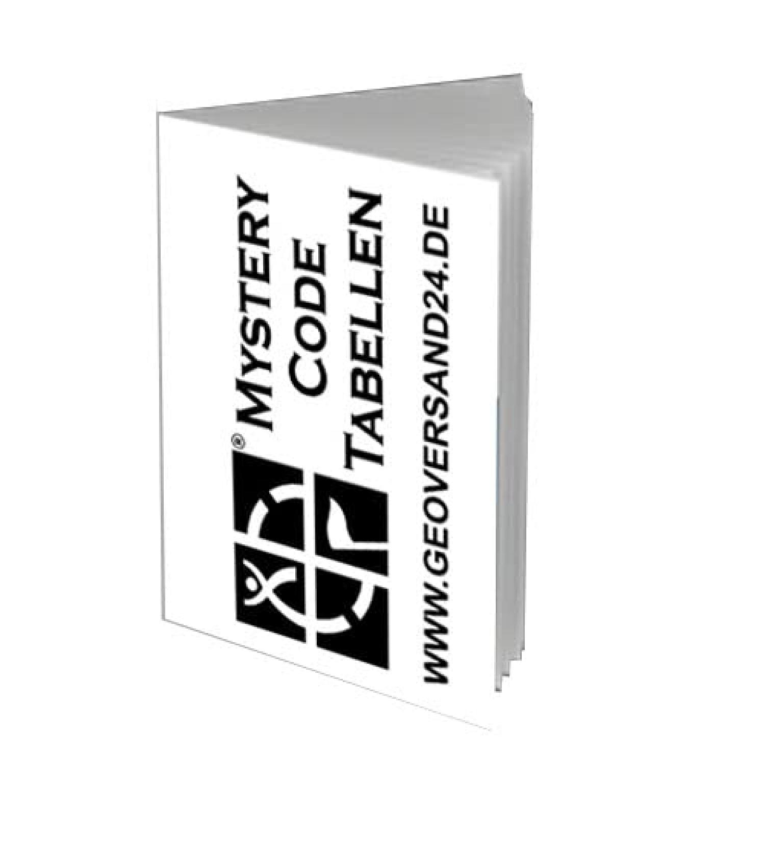 geo-Versand Unisex Adult Geocaching Pocket Planner Mystery Decoding Tables Book Booklet D5 Solution Multi-Colour 10 cm