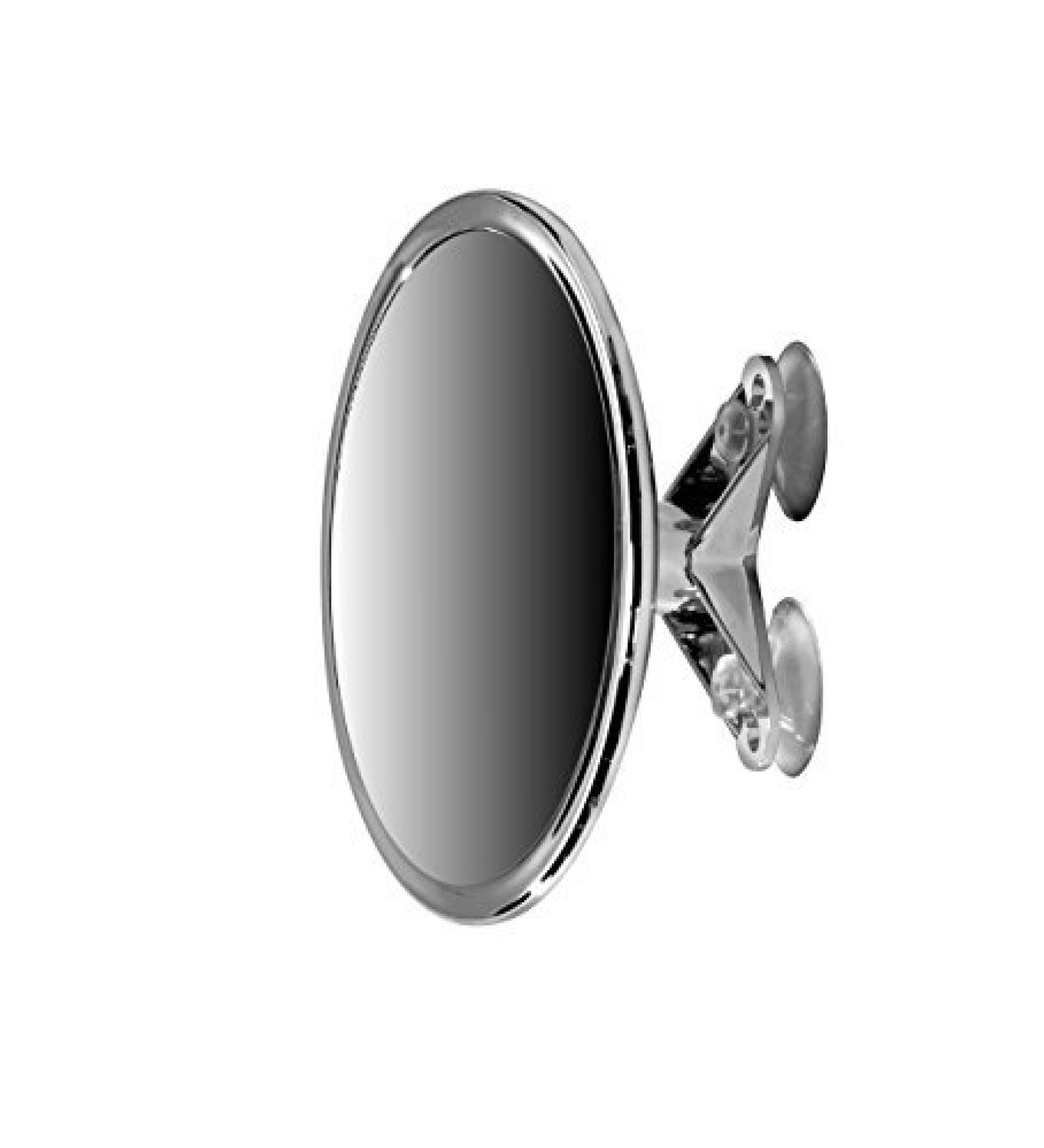 5X Magnifying Vanity Makeup Mirror with 6-Suction Mount - Pivoting and Rotating Design - Buy Online on SooperMarket.com
