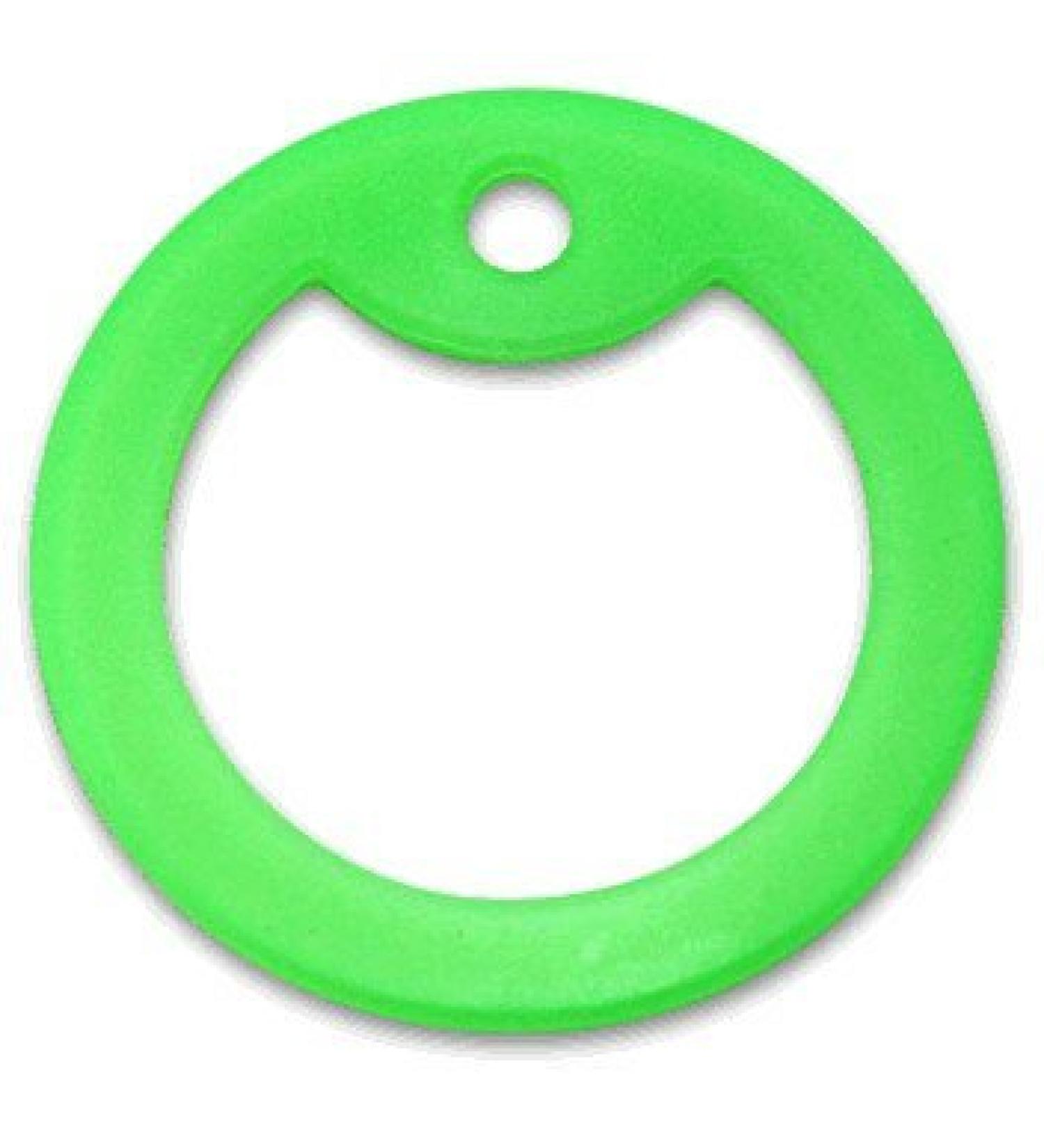 Silencer silencer for US dog tags and identification tags (green glow)