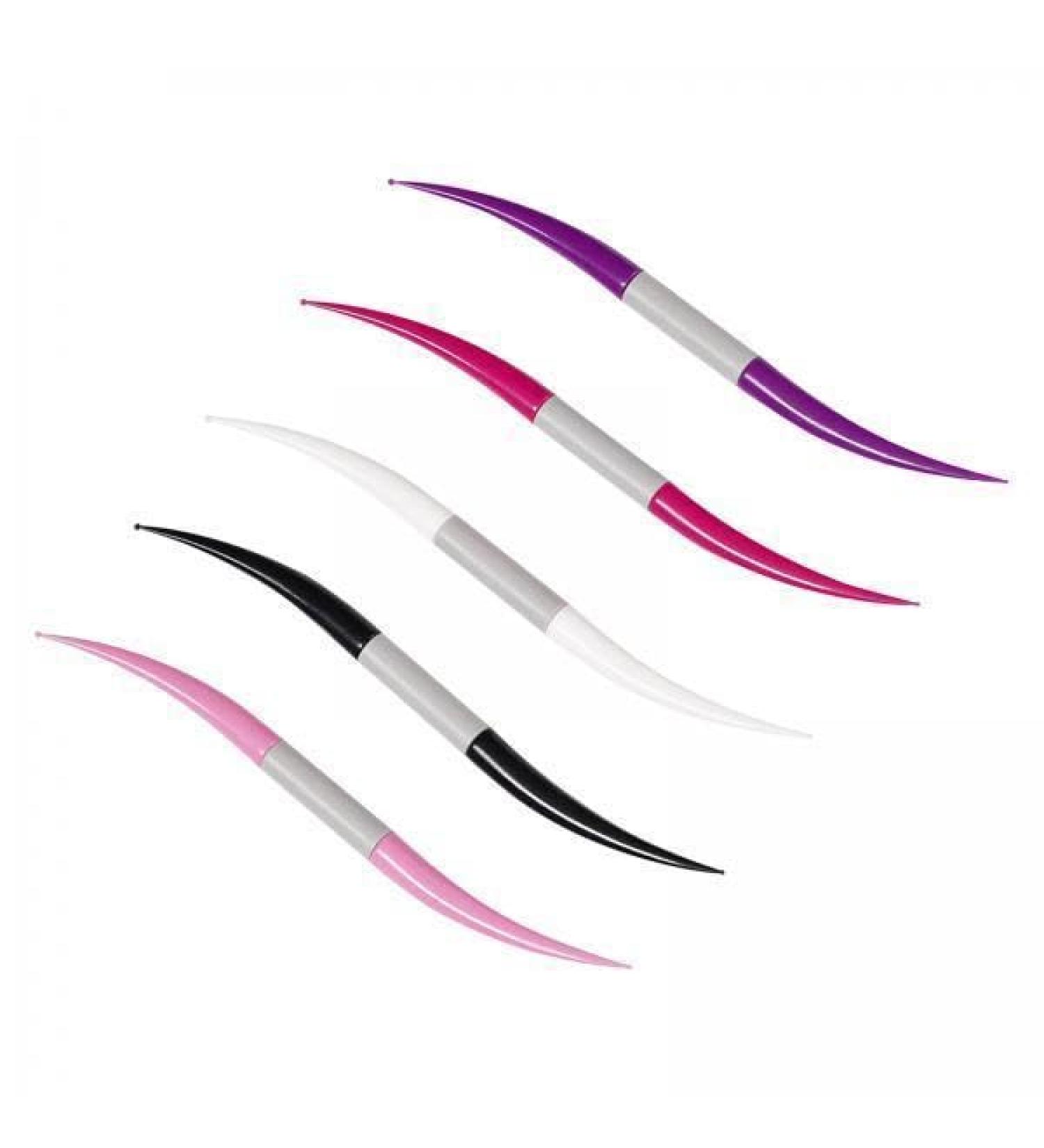 perfk 2x5 Pieces Nail Dotting Pen Tool Painting Detailing Gel Drawing Nail Art Tip Dot Paint Colorful 2 Pcs - Buy Online on SooperMarket.com
