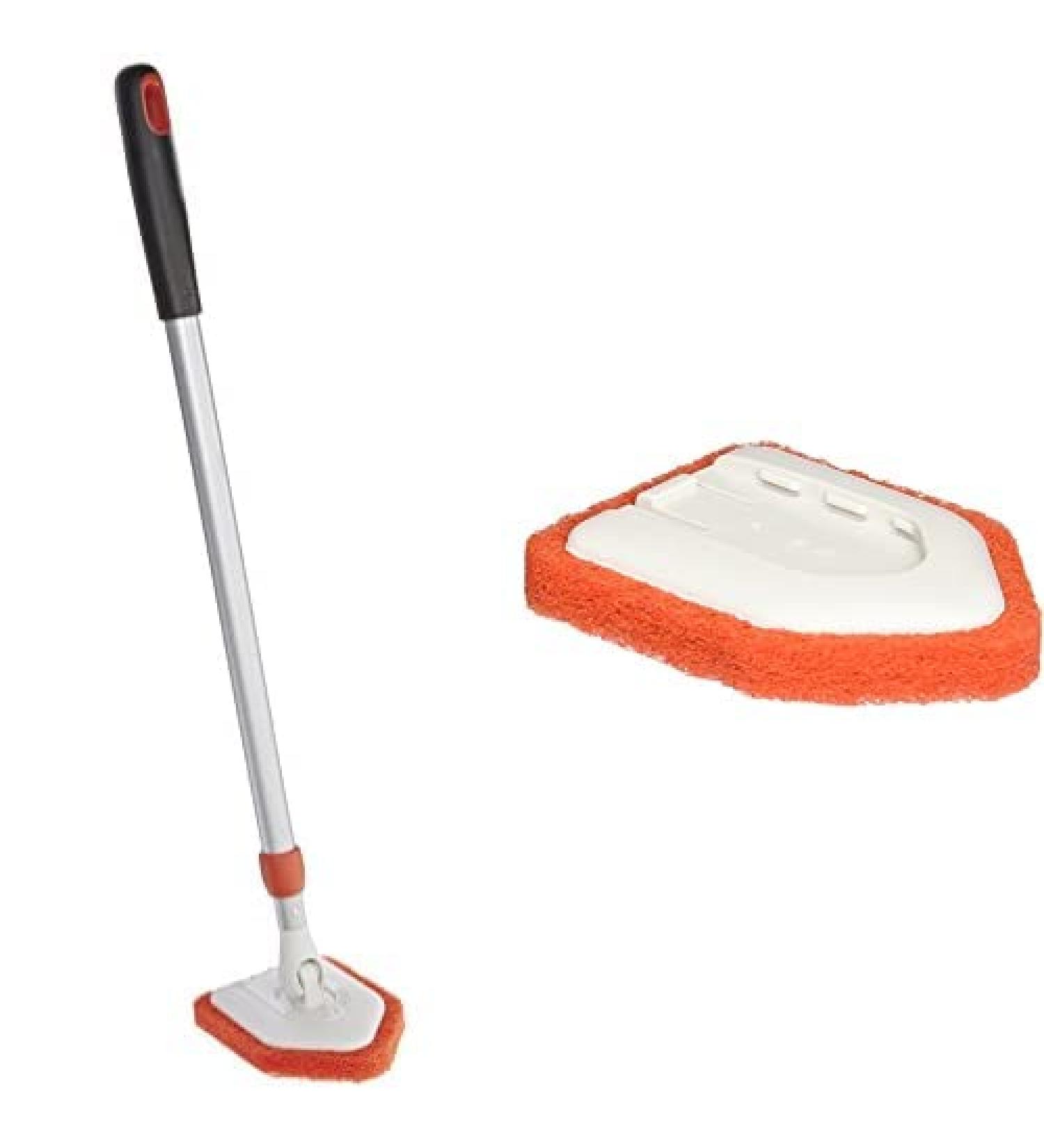 OXO Good Grips Extendable Tub and Tile Scrubber + Refill Set - Effective Cleaning Solution - Buy Online on SooperMarket.com