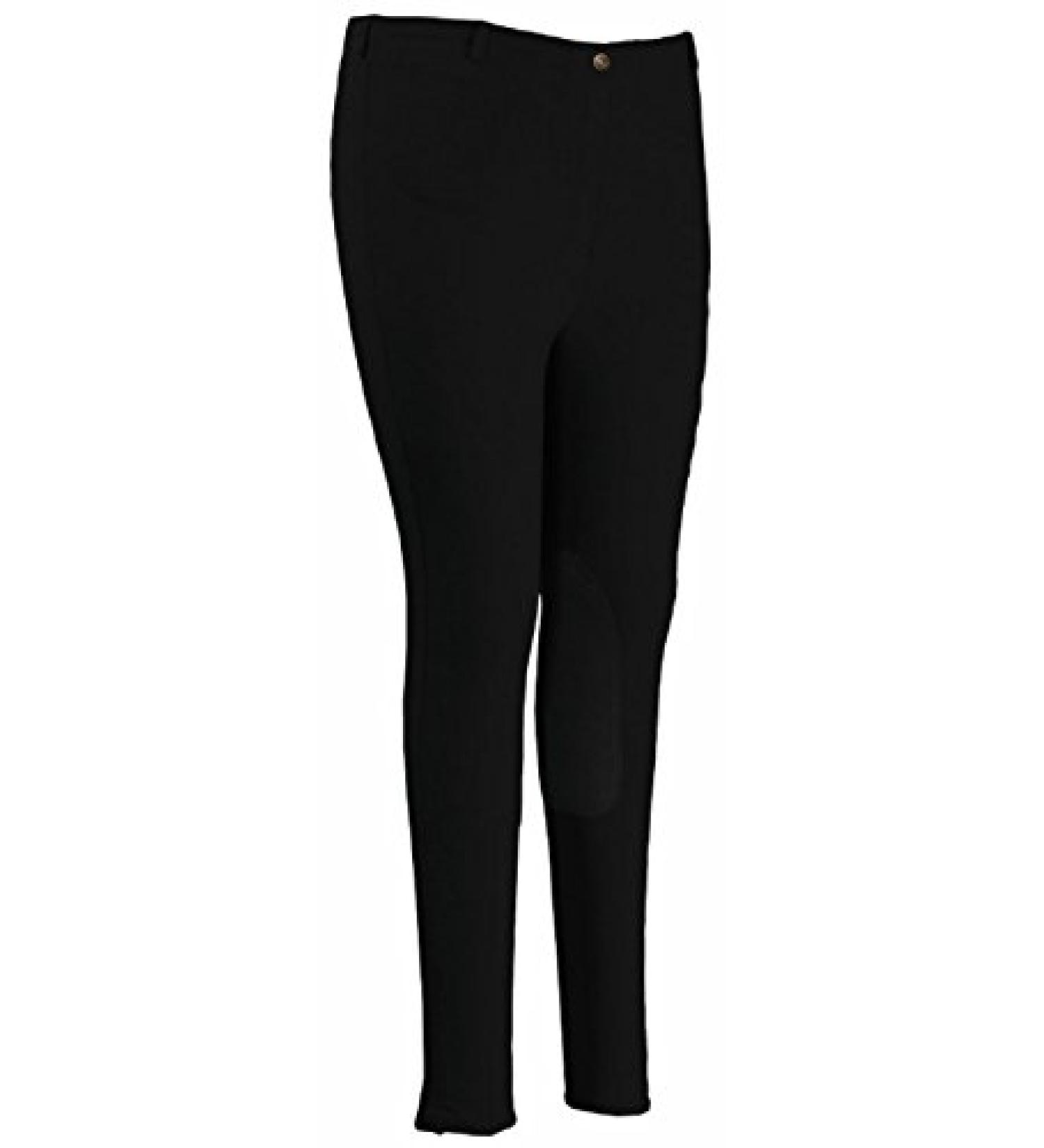 TuffRider Women's Cotton Pull-On Breeches (Plus Size) 36 Black