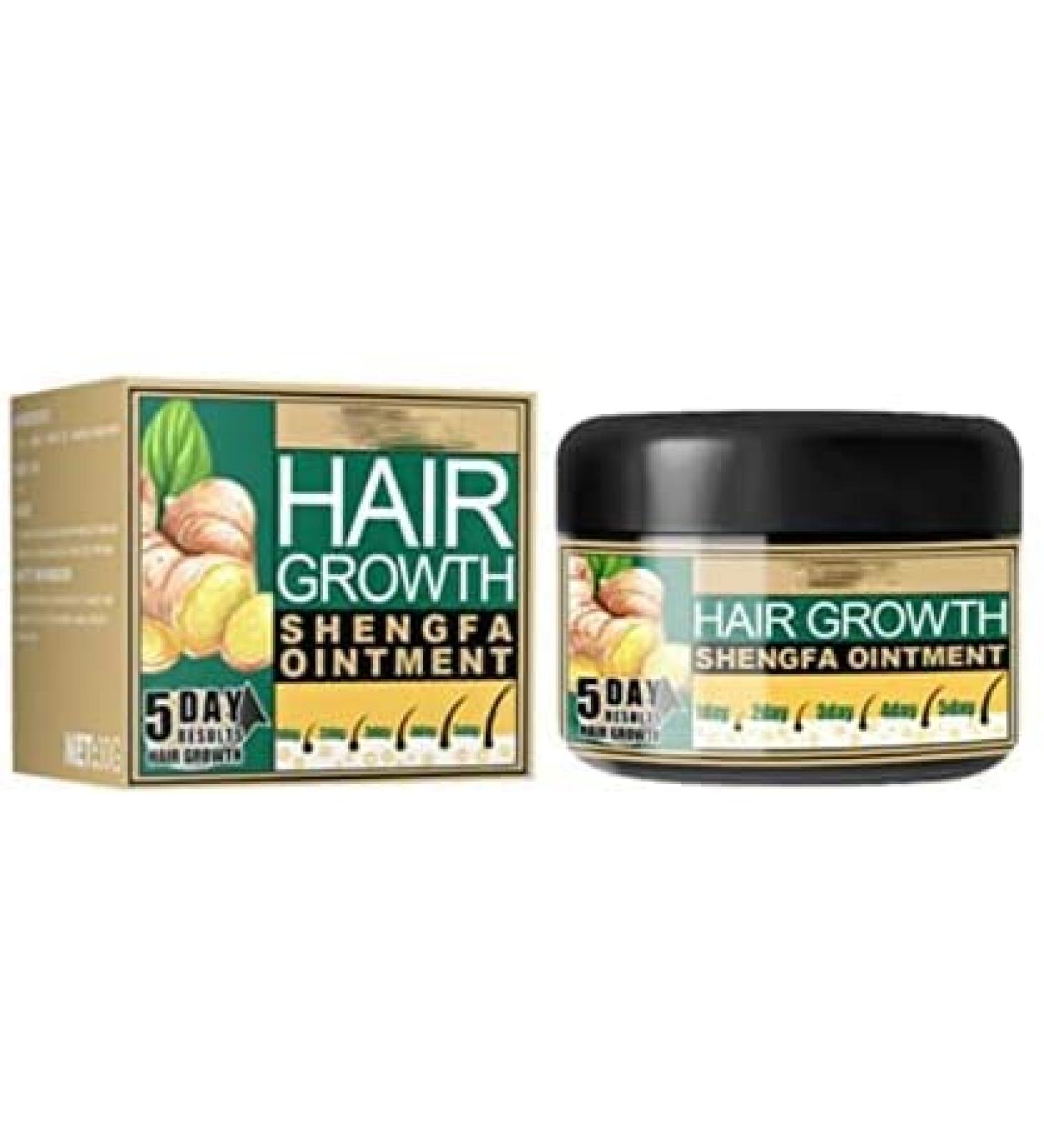 Endxedio Natural Ginger Serum Hair Growth Cream - Boost Moisturizing & Stimulate Hair Follicles for Unisex Hair Loss Treatment (2PCs) - Buy Online on SooperMarket.com