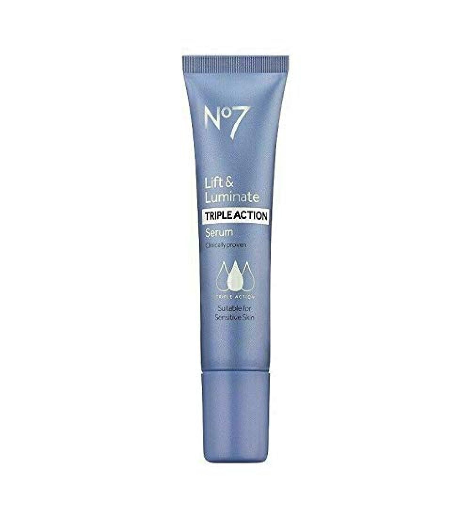 No7 Lift & Luminate Triple Action Serum (15ml) - Youthful Skin in a Bottle - Buy Online on SooperMarket.com