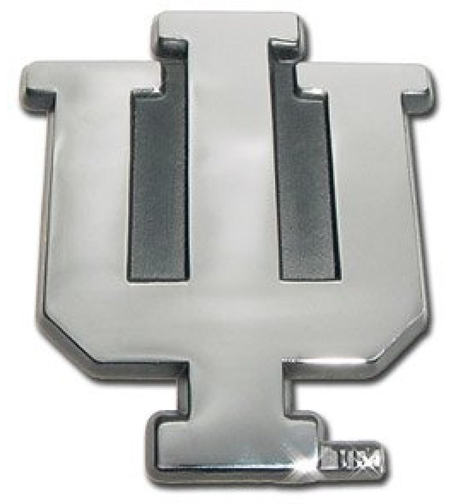 Indiana University Hoosiers "IU" Chrome Plated Premium Metal Car Truck Motorcycle NCAA College Emblem