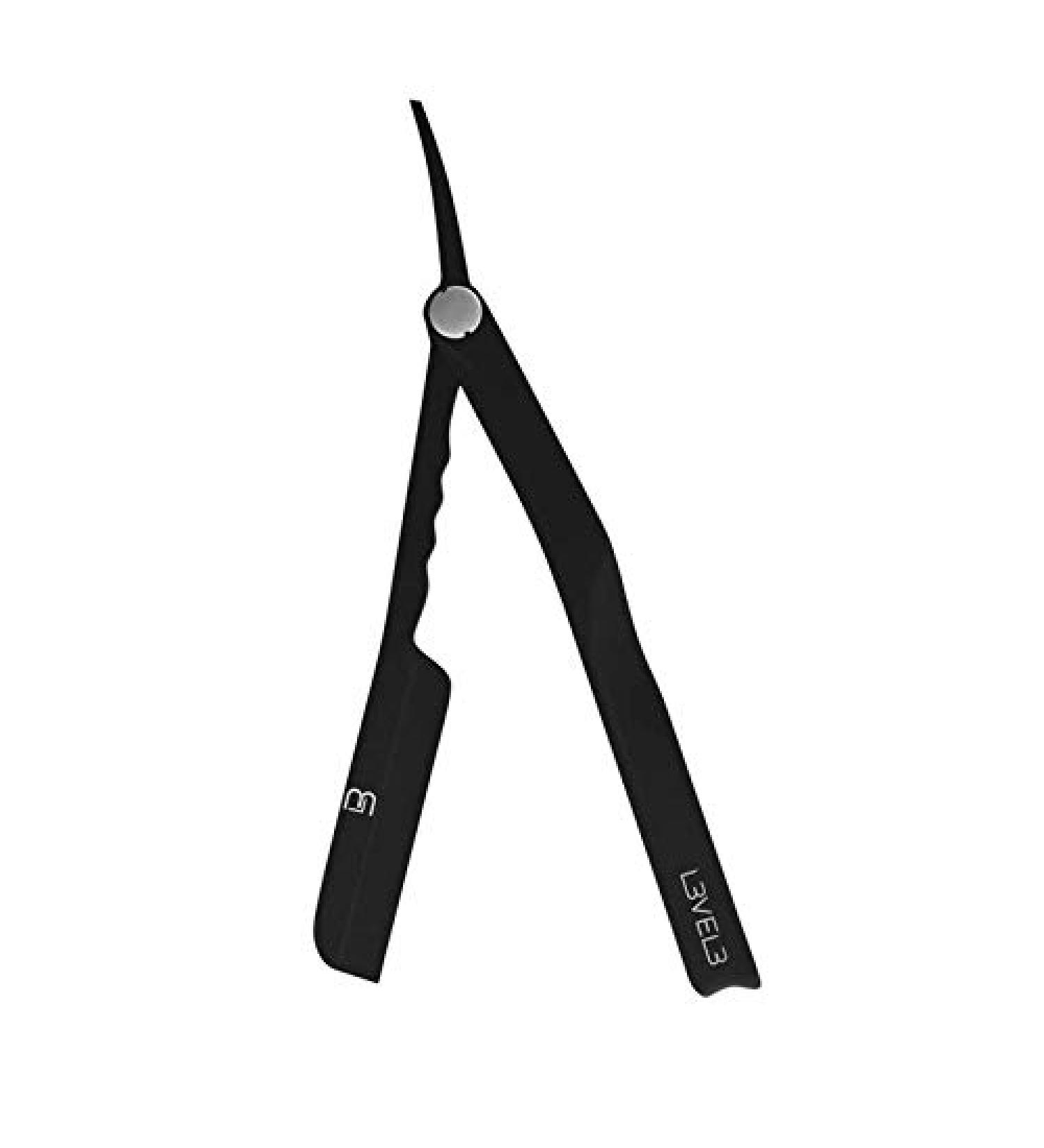 Level 3 Milly Razor Holder - Fast Assembly, Excellent Grip & Control - Black Straight Razor Stand - Buy Online on SooperMarket.com