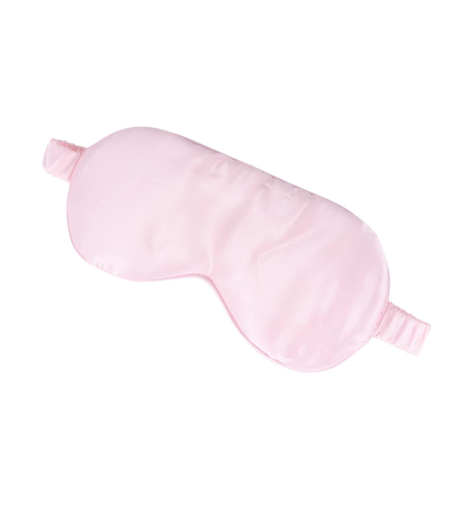 Buy Gatuida Silk Sleep Eye Mask - Adjustable Soft Blindfold for Travel & Sleeping - Smooth Pink Eye Cover - Buy Online on SooperMarket.com