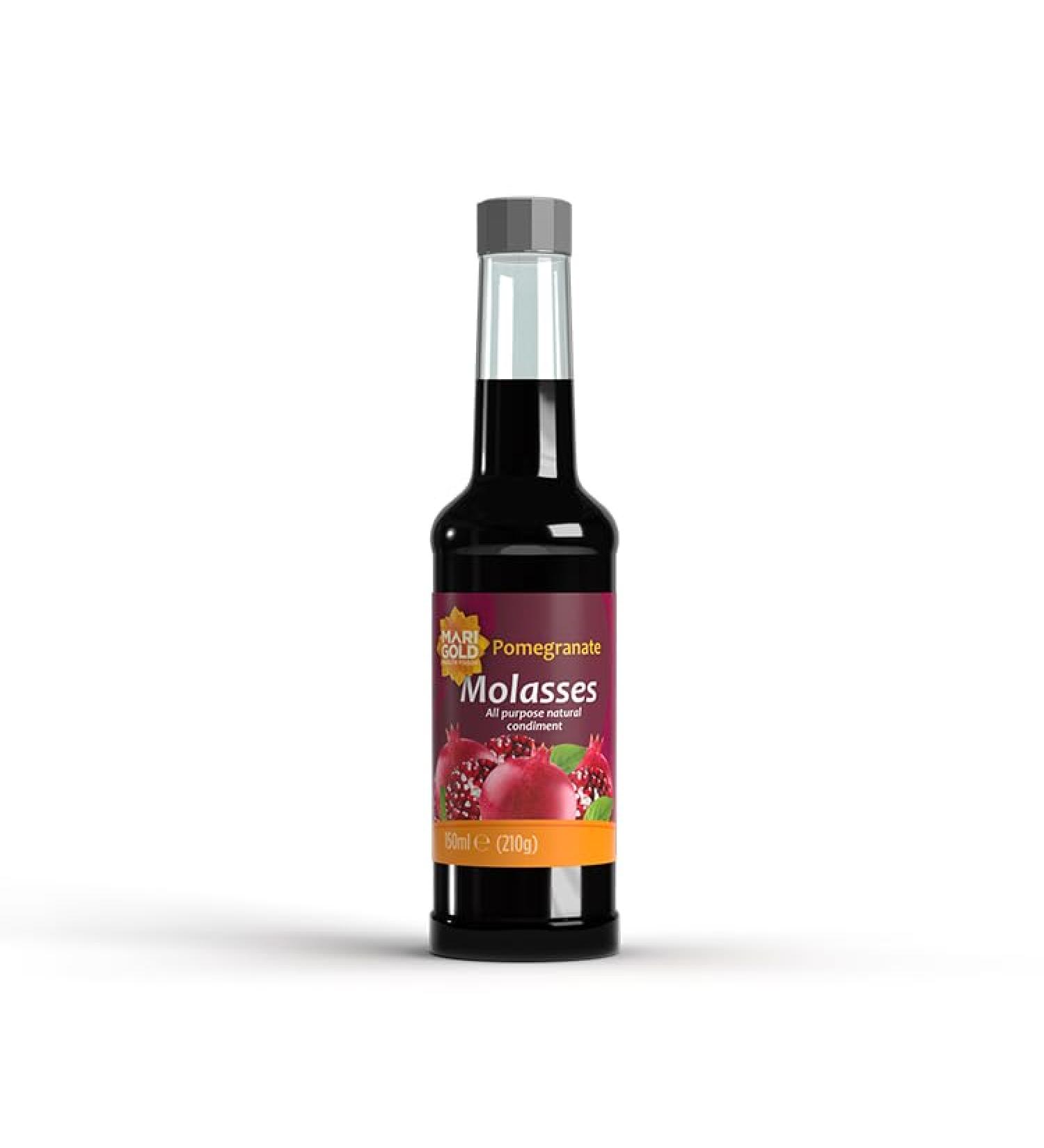Marigold Health Foods 100% Pomegranate Molasses - Vegan & Gluten Free - 150ml (Pack of 2)
