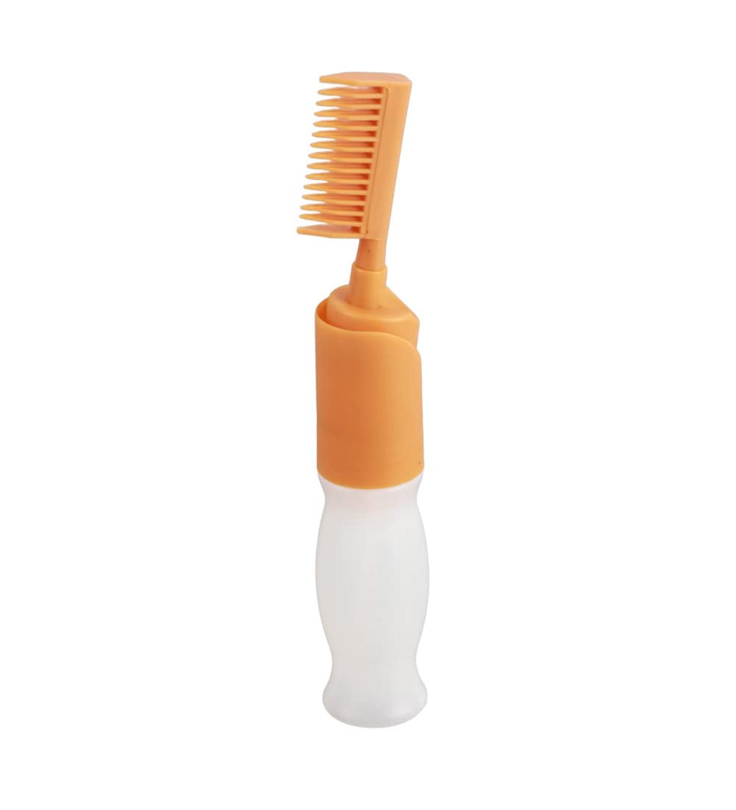 110ml Root Comb Applicator Bottle Hair Dye Bottle with Comb and Graduated Scale for Treatment of Scalp in Hair Salon at Home - Buy Online on SooperMarket.com
