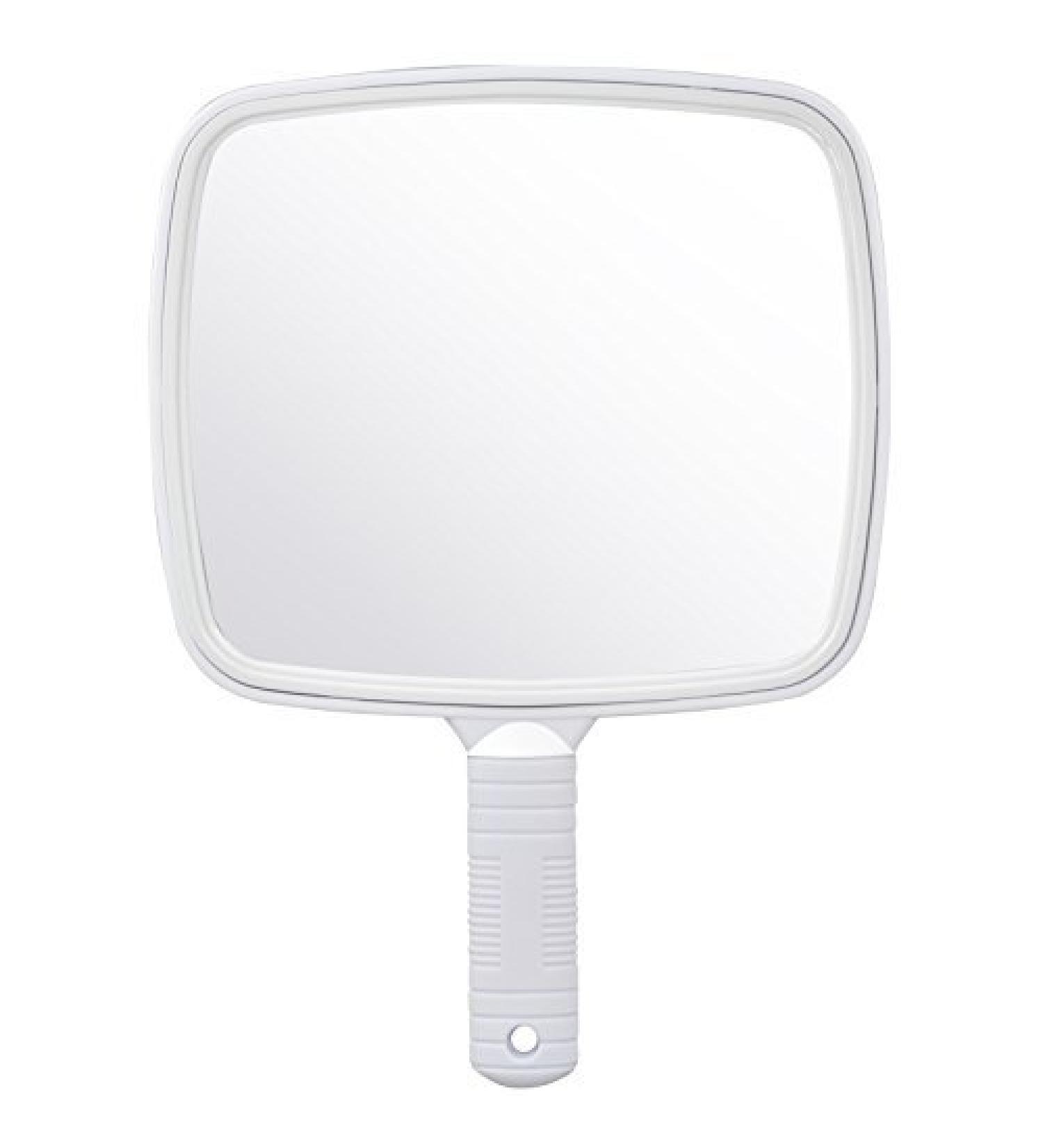 Accessotech Professional Handheld Salon Hairdressers Paddle Mirror Tool - White - Buy Online on SooperMarket.com