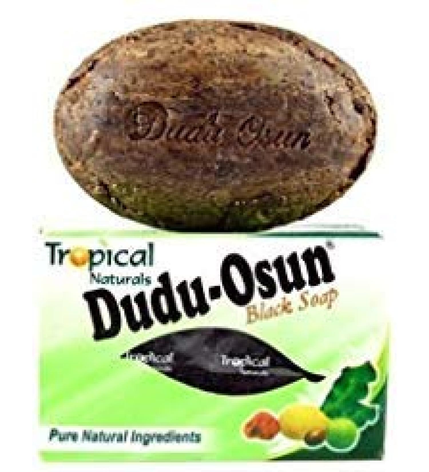 Dudu Osun Tropical Pure Natural African Black Soap - Pack of 4 Aloe Vera 600 g (Pack of 1)