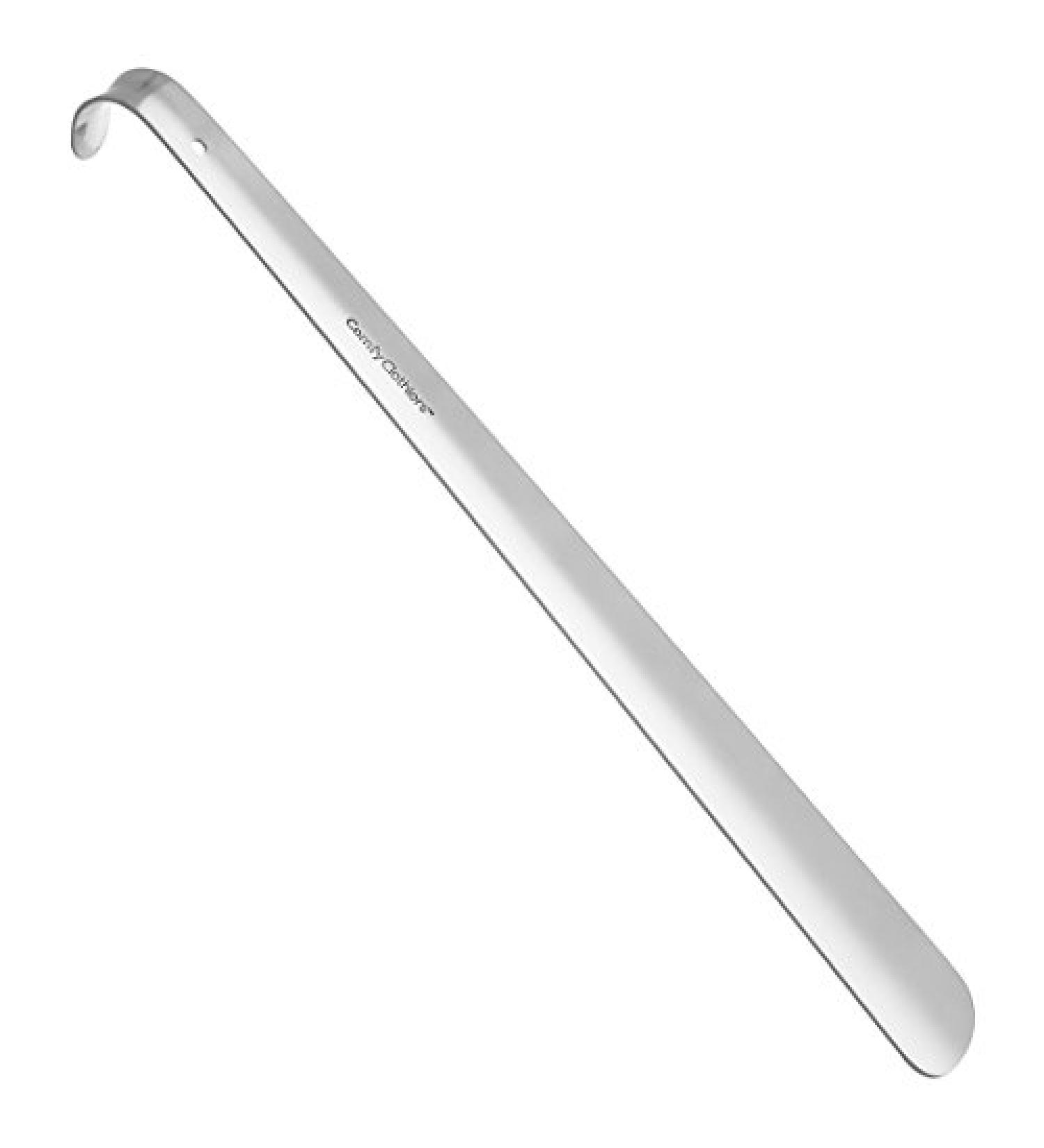 Comfy Clothiers 16.5-inch Long Handled Metal Shoe Horn - Heavy Duty Steel Shoehorn for Boots and Shoes - Buy Online on SooperMarket.com