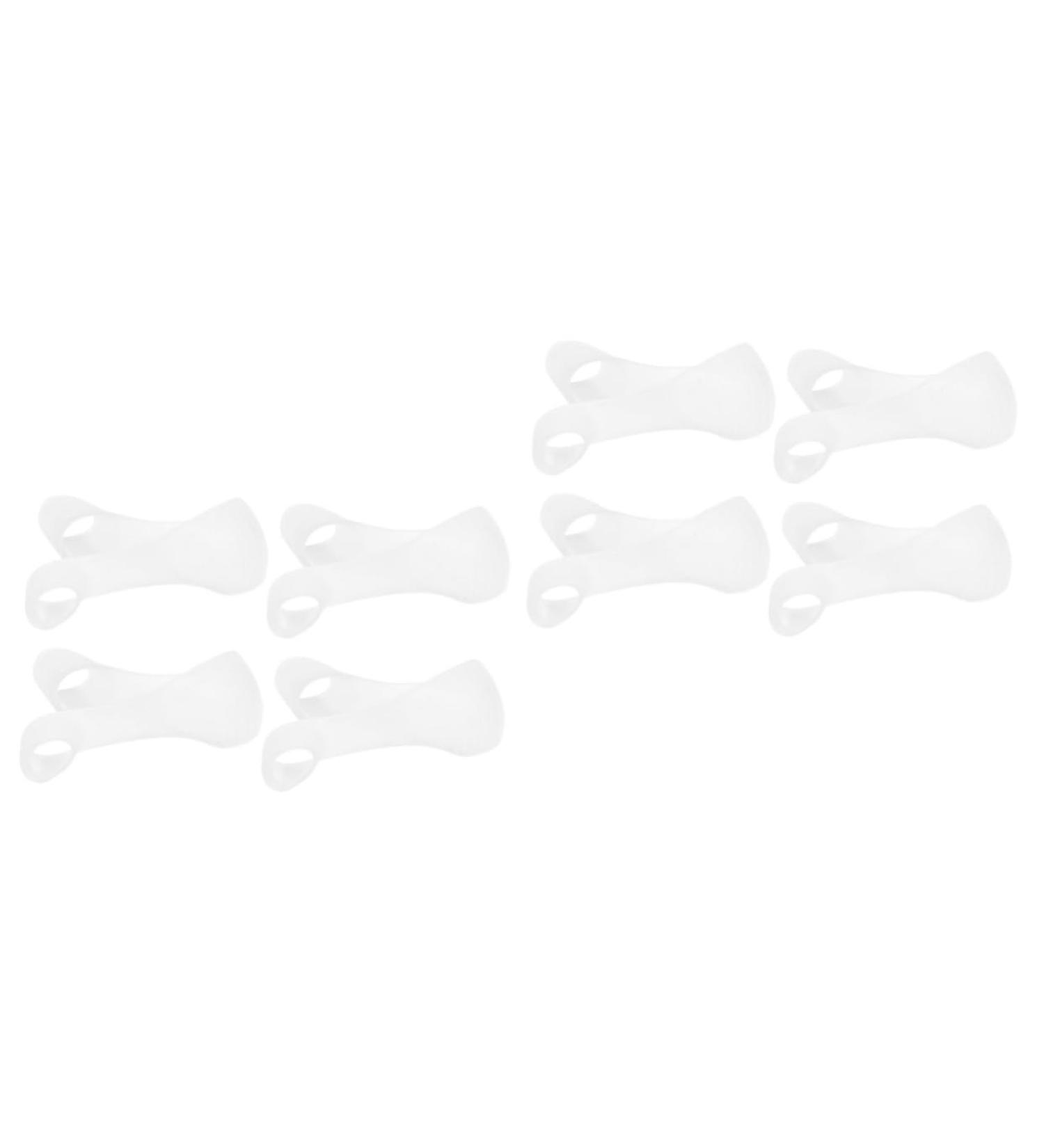 Big Toe Splitter & Bunion Corrector Set - 8 Pcs Elasto Gel Toe Stretchers for Men | Elastic Toe Strap Foot Care Tools | Supple Toe Dividing Cover | Transparentx2pcs, 23.5x2.3cmx2pcs - Buy Online on SooperMarket.com
