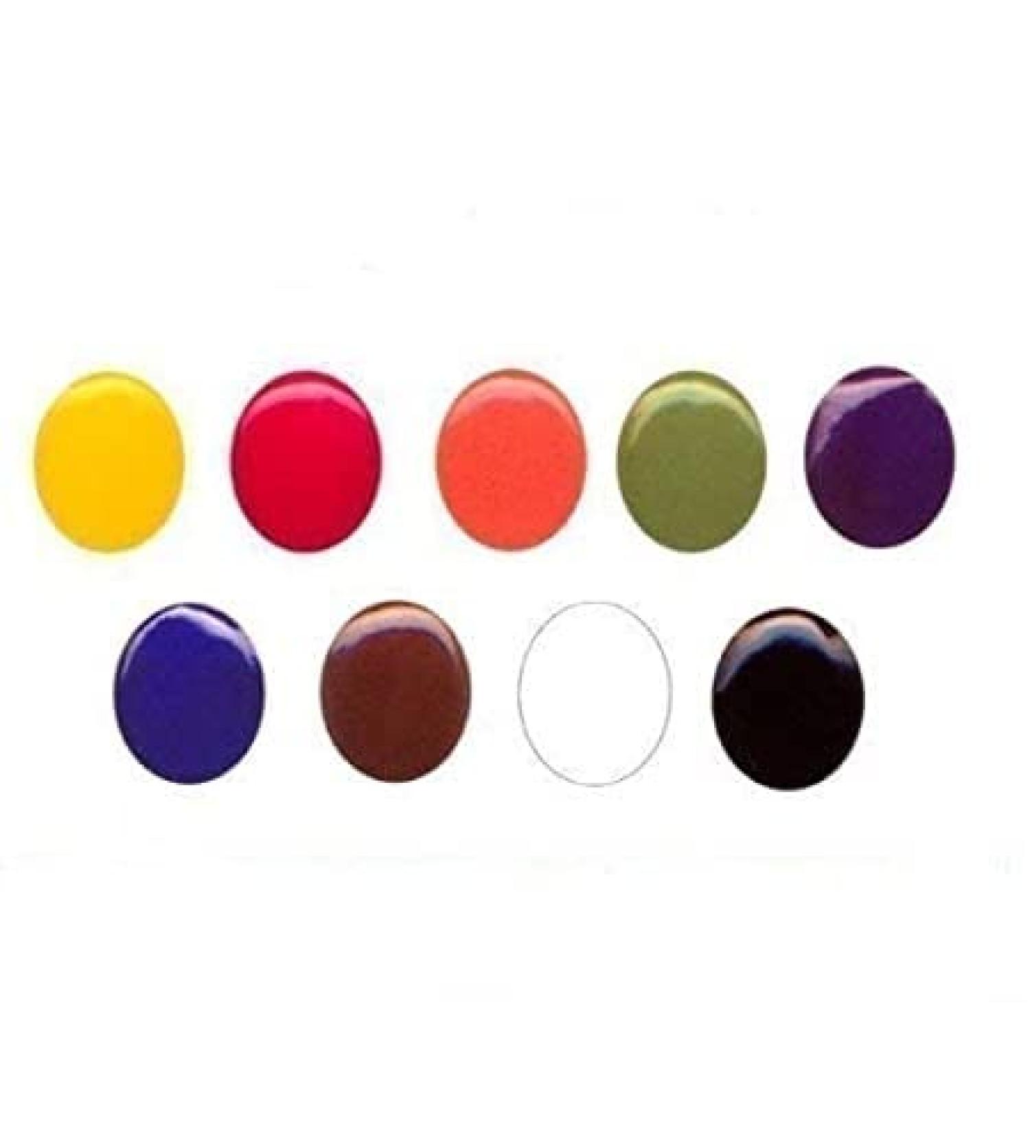Acrylic Color Powder Pure Colors * Colaxy Acrylic Powder 9 x 3g Pure SAVING SET *