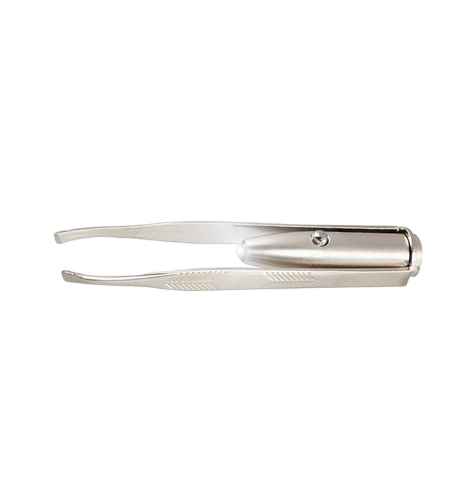 HAPINARY Stainless Steel Tweezers Led Light Eyelash Tweezer Led Eyebrow Tweezer Eyebrow Hair Removal Tweezer Lash Tweezer - Buy Online on SooperMarket.com