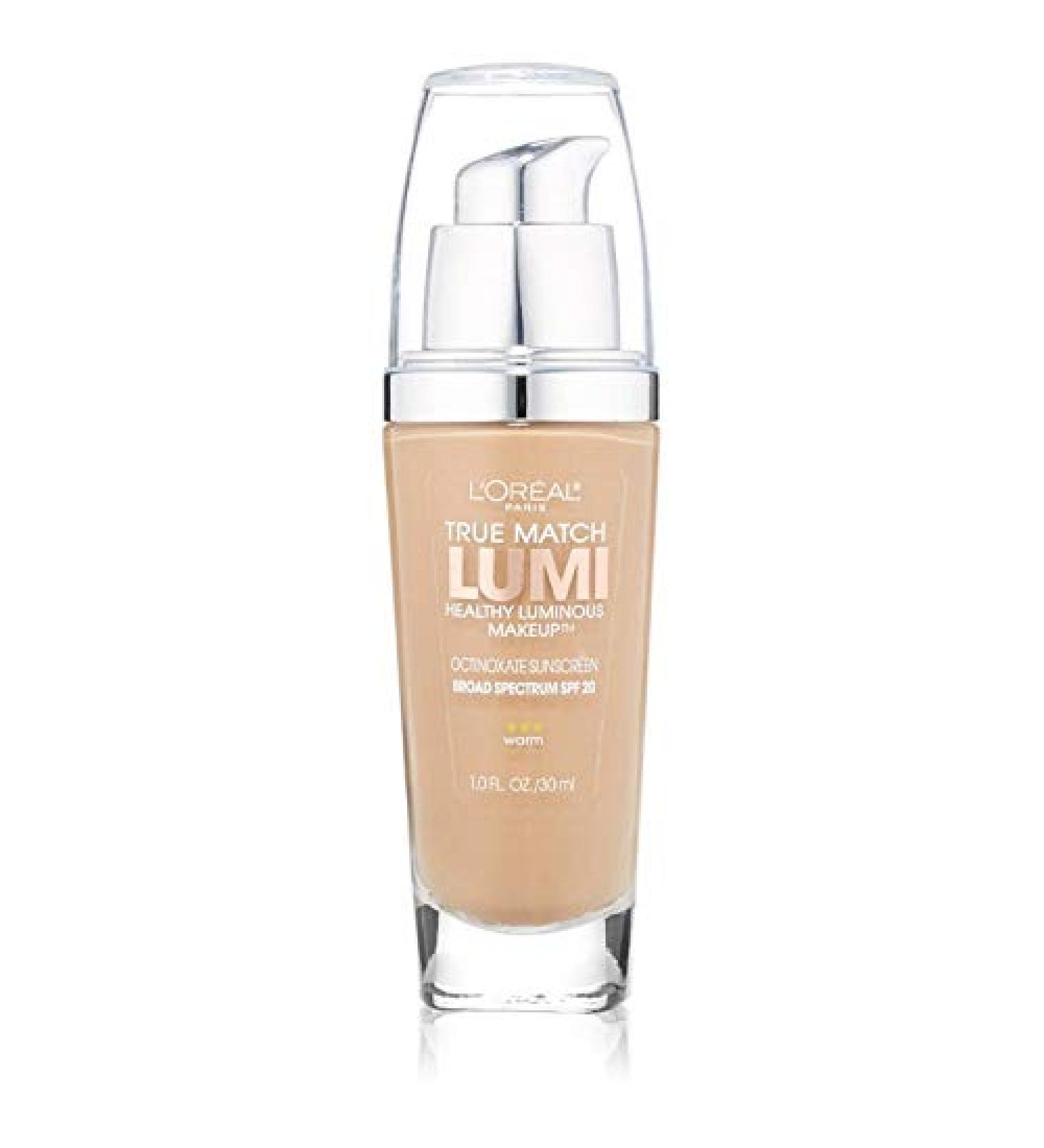 L'Oreal True Match Lumi Healthy Luminous Makeup Sun Beige W6 1 oz (Pack of 2)