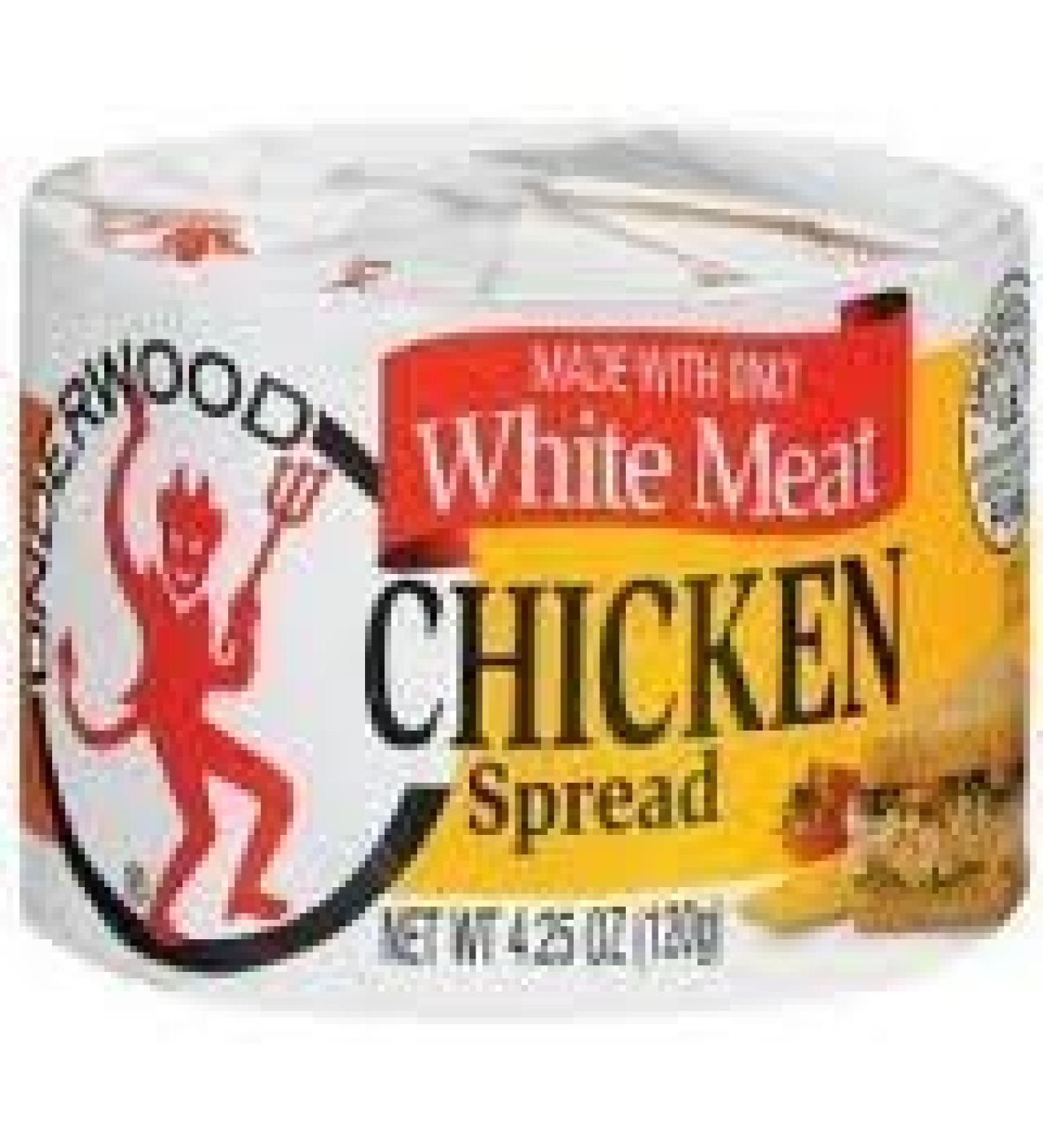 Underwood White Meat Chicken Spread, 4.25oz Cans (Pack of 6)