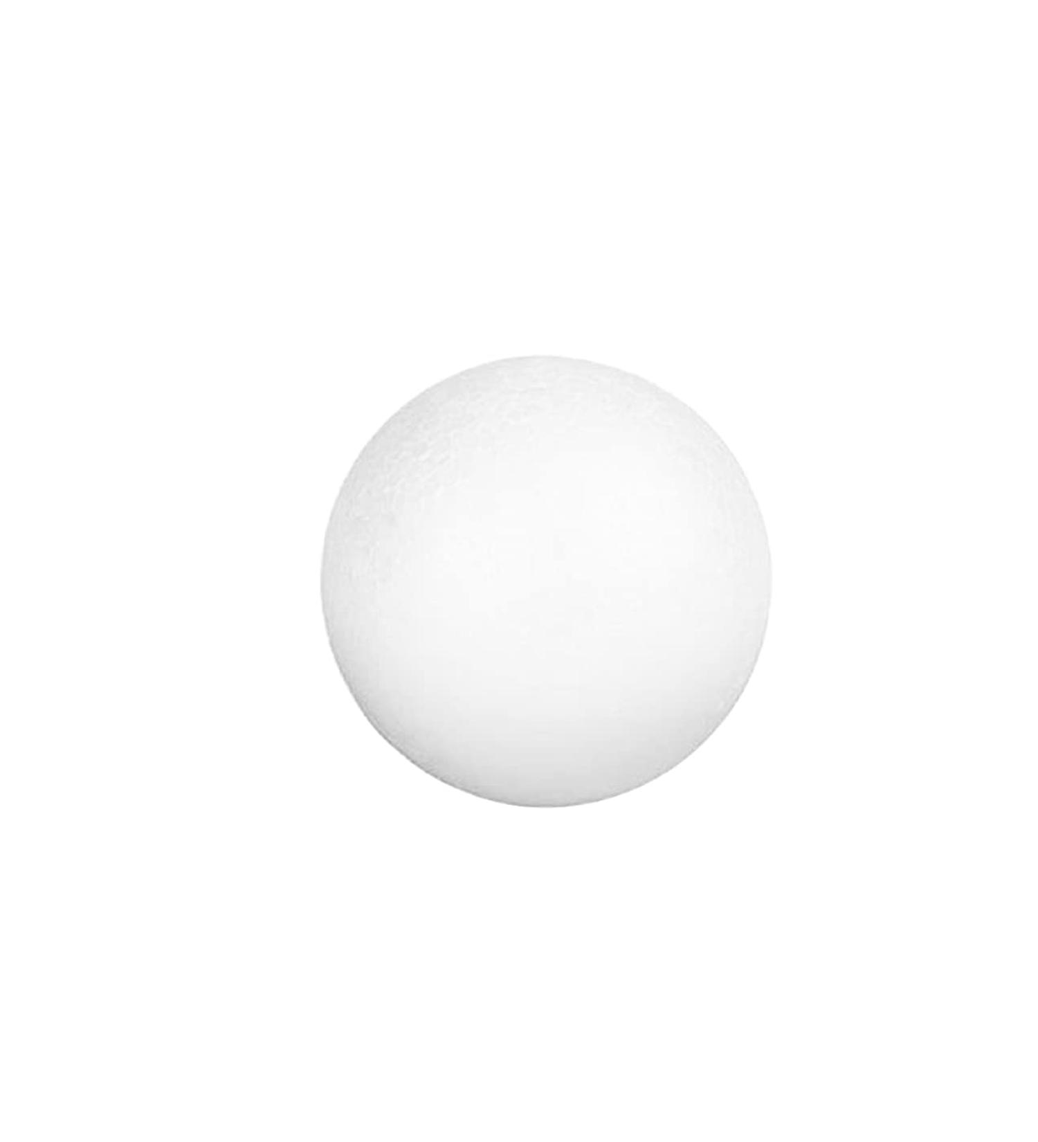 Smooth Craft Foam Polystyrene Balls for Projects - Available in Sets of 3 to 12 Balls - Buy Online on SooperMarket.com