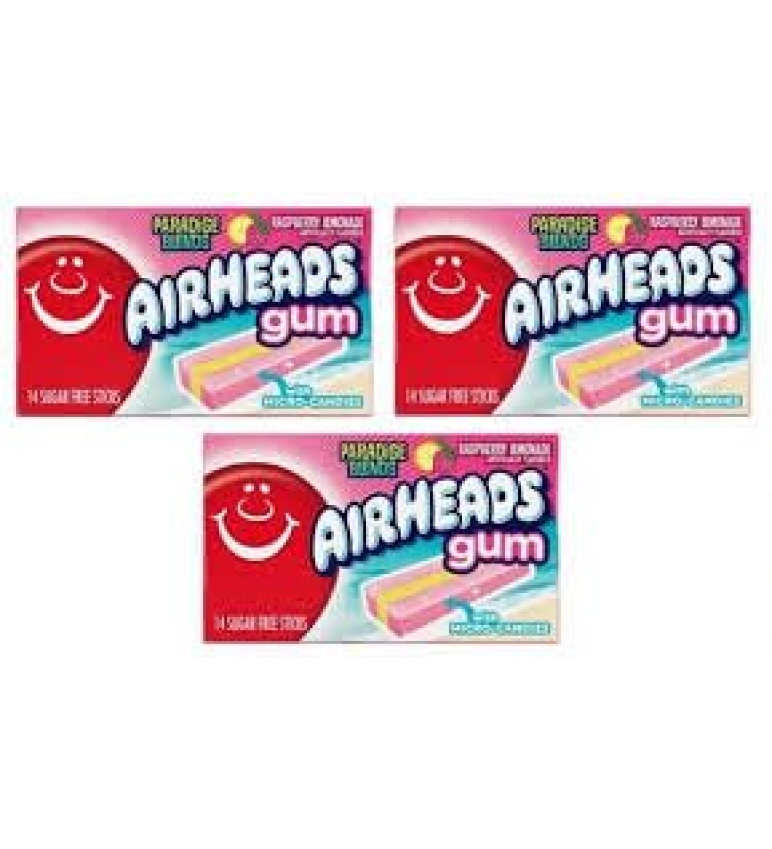 Airhead Gum Raspberry Lemonade 3-Pack: Bursting with Refreshing Flavor!