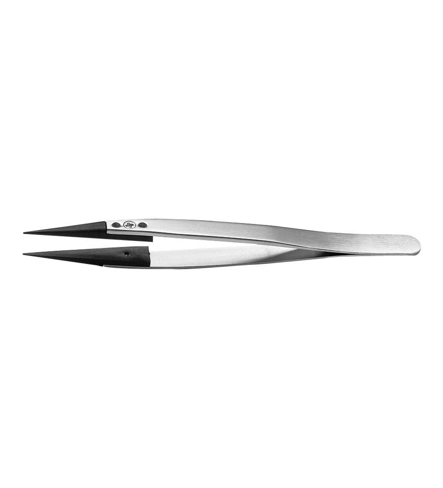 259SVR.SA Tweezers straight/pointed 130 mm tweezers and replacement tips 1 piece