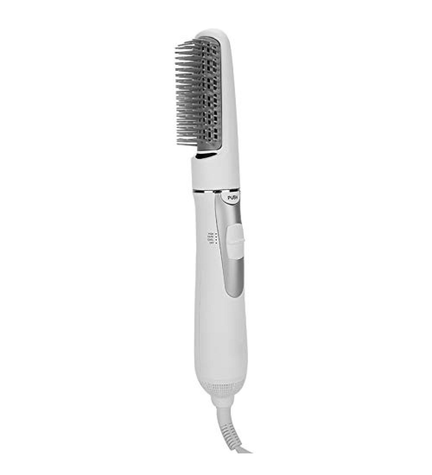 2-in-1 Electric Hair Dryer Styling Tool - Versatile Blow Dryer Brush & Hair Straightener with Teasing Comb - Adjustable Heat Settings (US Plug - Buy Online on SooperMarket.com