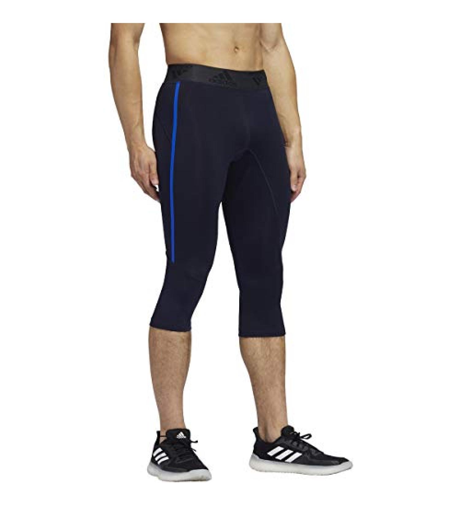 adidas Men's Alphaskin Primeblue 3/4 Tights Small Ink - Performance Compression Wear - Buy Online on SooperMarket.com