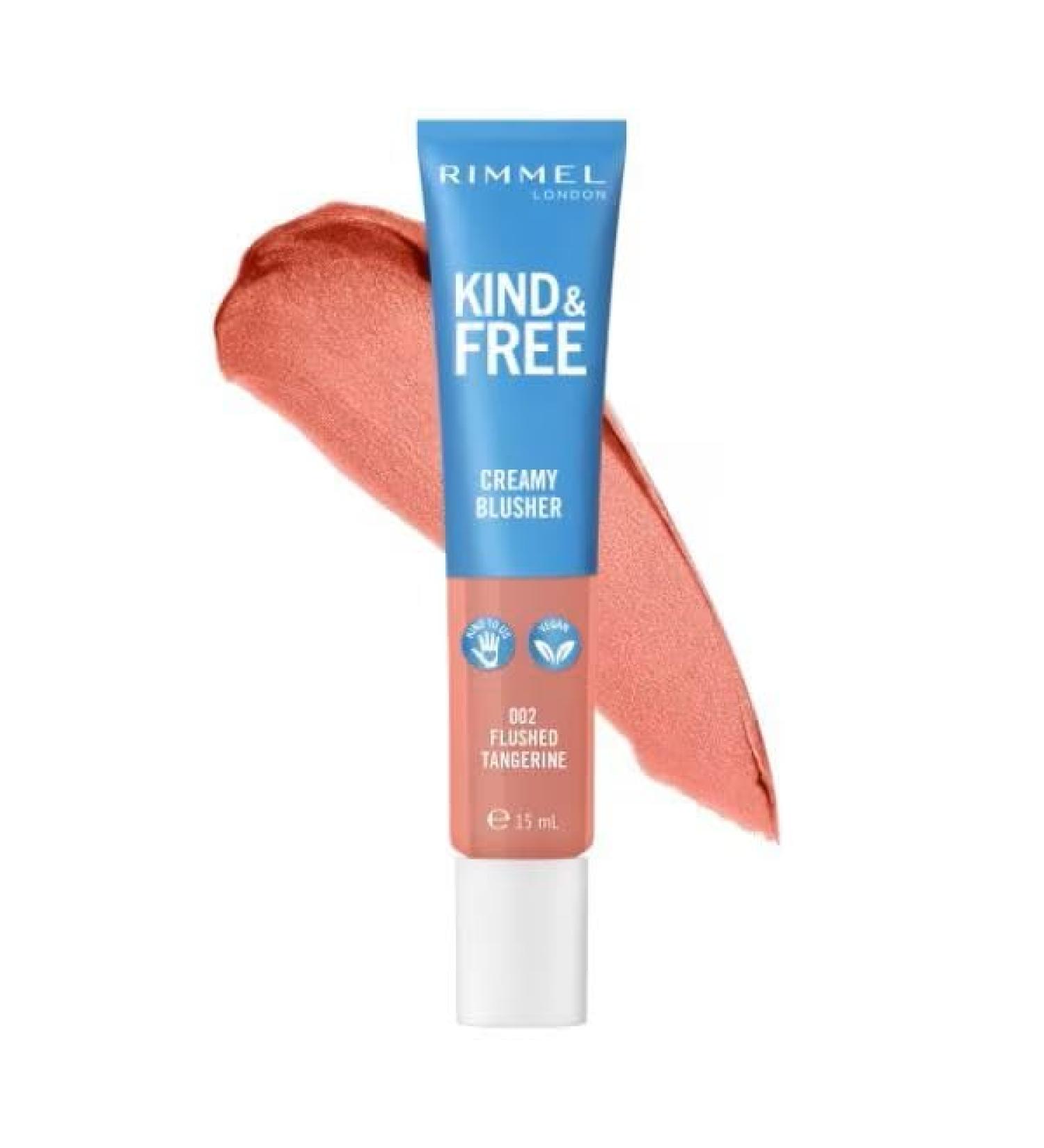 Rimmel Kind & Free Creamy Blusher - 002 Flushed Tangerine