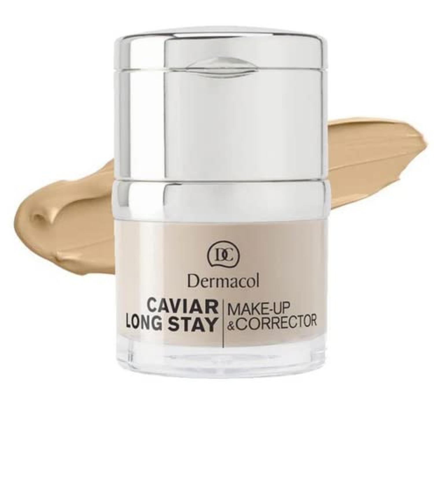 DERMACOL CAVIAR Long Stay Make-up & Corrector with Caviar Extracts and a Perfecting Concealer (Fair)
