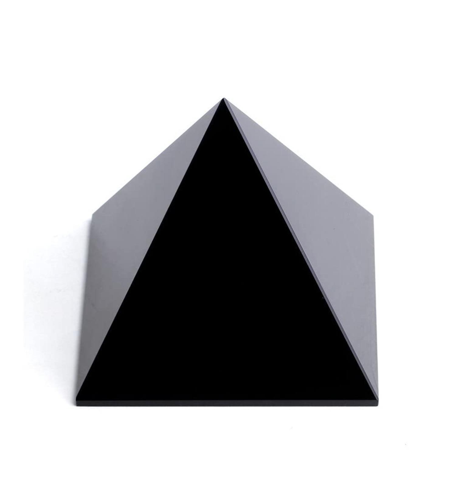 Stone +Natural Black Obsidian Pyramid Singing Stones for Paper Weight Balance Gemstone Decoration ERTEYIN - Buy Online on SooperMarket.com