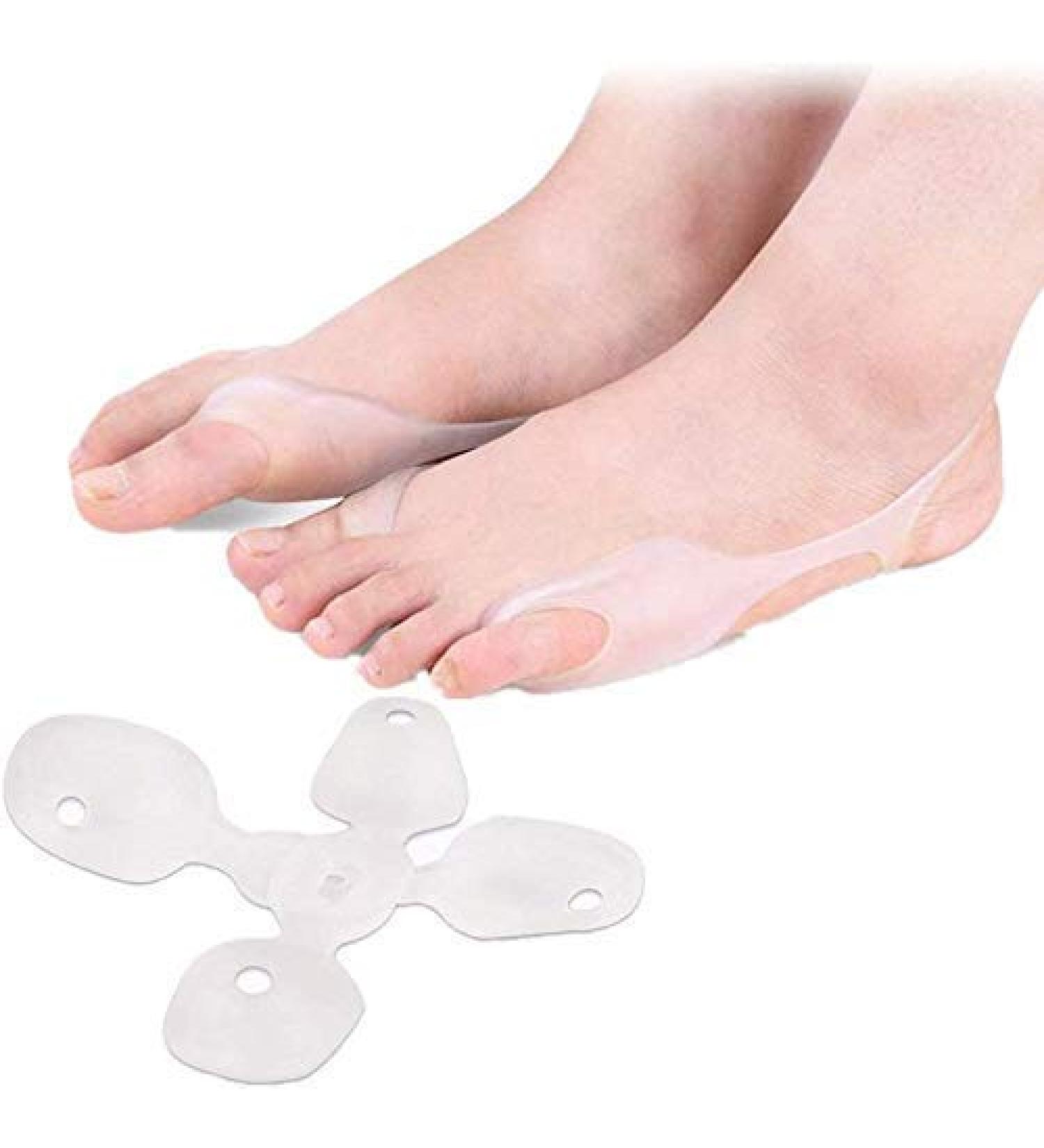 JHGCCL Toe Separator Straightener Splints Day Time Night Time Support - Hallux Valgus Correctors Straighteners Orthosis Alignment - Gel Toe Separator - Buy Online on SooperMarket.com
