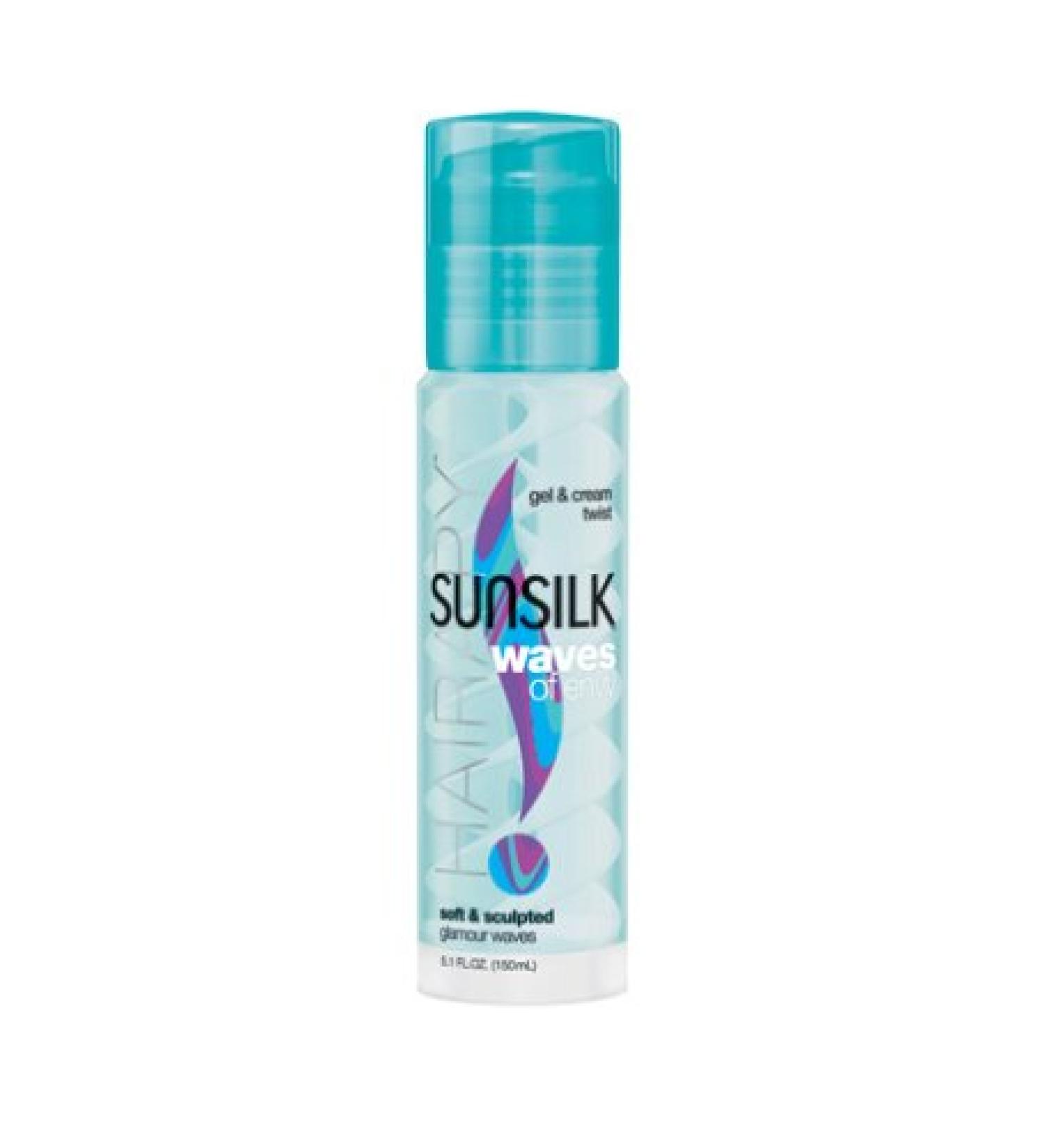 Sunsilk Waves Of Envy Gel & Cream Twist 5.1-Ounce Bottle (Pack of 3)