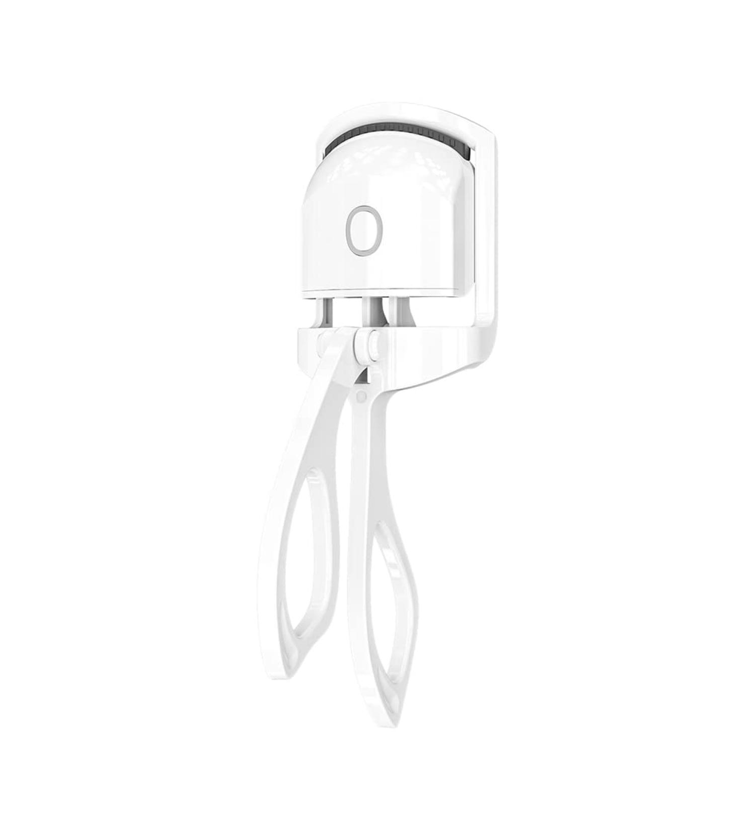 Aflytep Heated Eyelash Curler Electric Temperature Control Charging Mini Portable Electric Perm Eyelash Curler White - Buy Online on SooperMarket.com