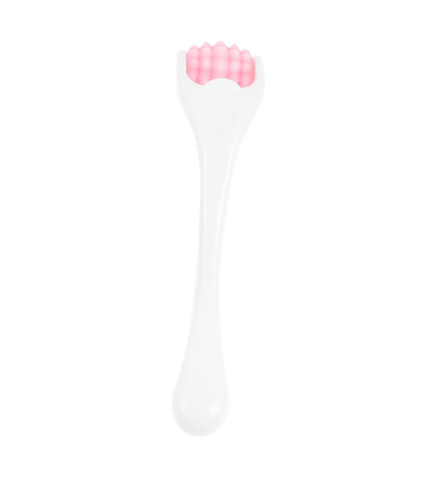 Silicone Face Roller - Beauty Tool for Firming & Massaging | Portable Pink Facial Massager | International Shipping - Buy Online on SooperMarket.com
