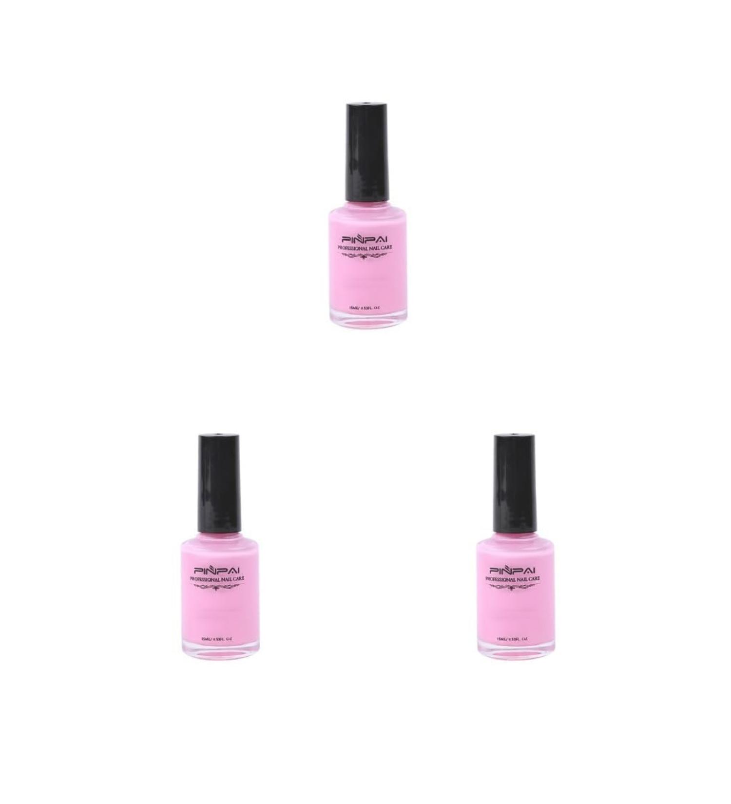 3 set of Nail Polish Glue Peel Off Liquid Nail Art Tape Latex Tape Finger Skin Protected Liquid Nail Care Tool Pink 15ml 3 set of (Pink 15ml) - Buy Online on SooperMarket.com