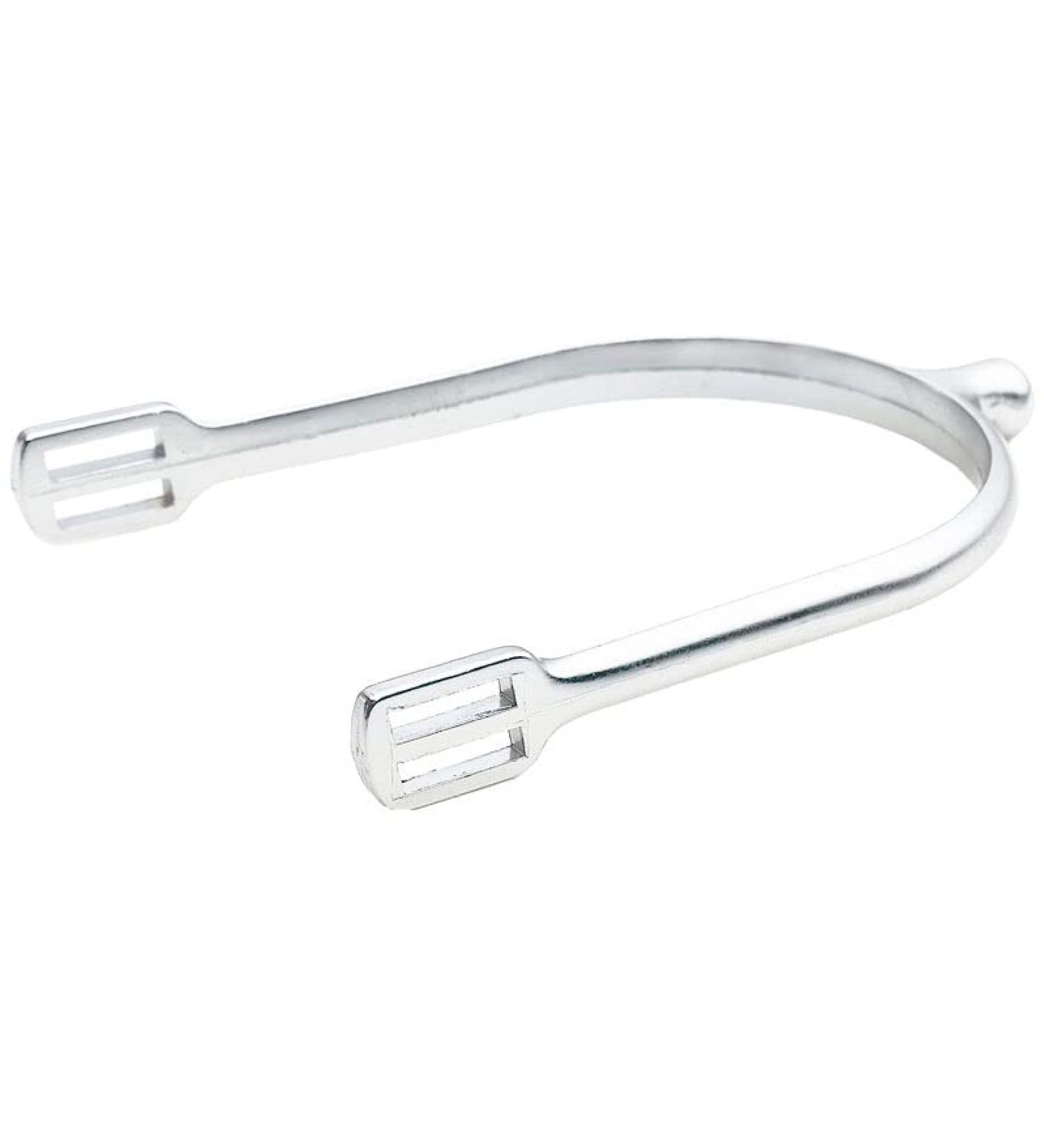 HORZE Stainless Steel Knob Spurs - Silver - M 1 Silver Men 1"