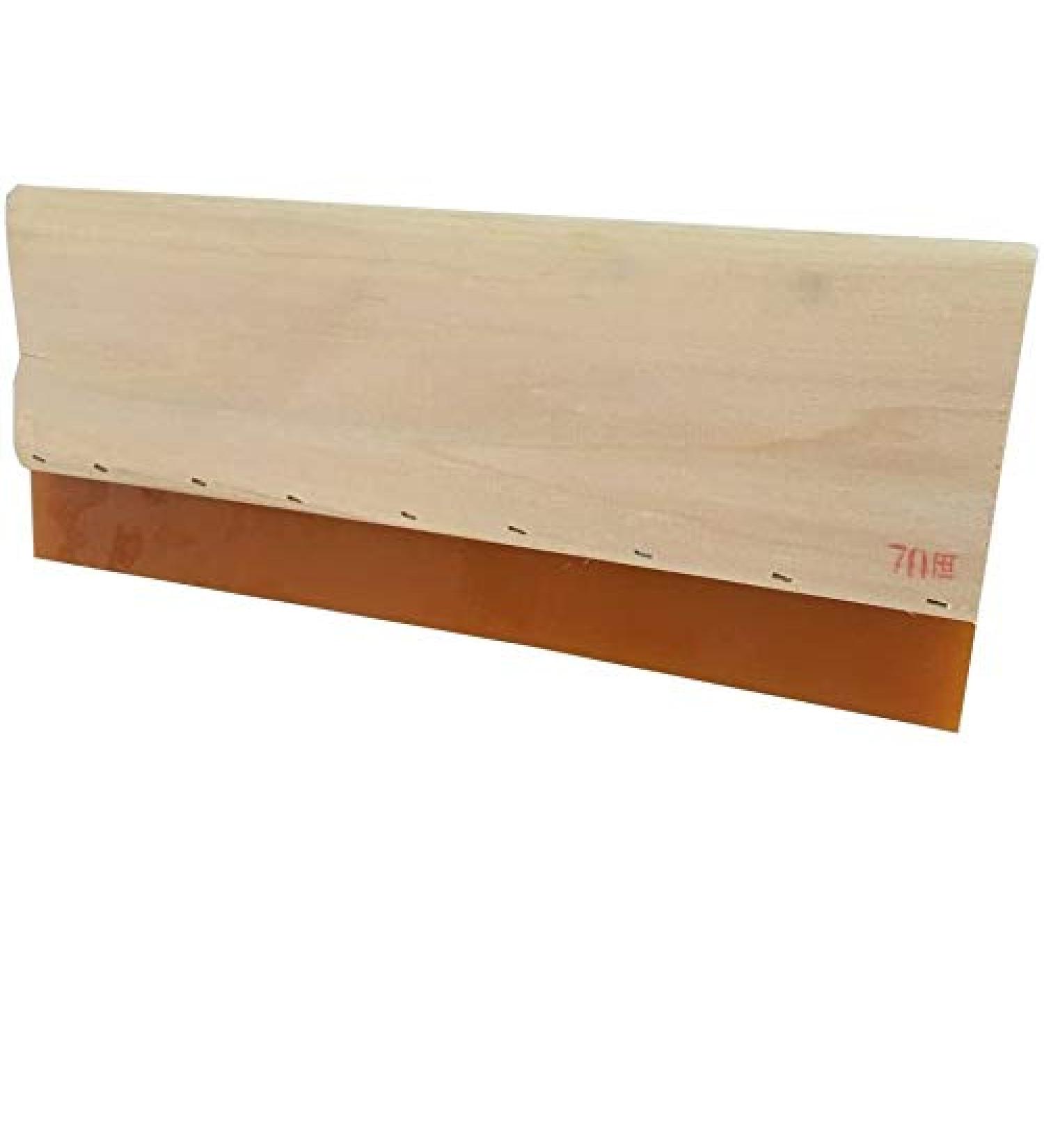 12 Silk Screen Printing Wood Squeegee Flat Squeegee Ink Scraper 70 Durometer