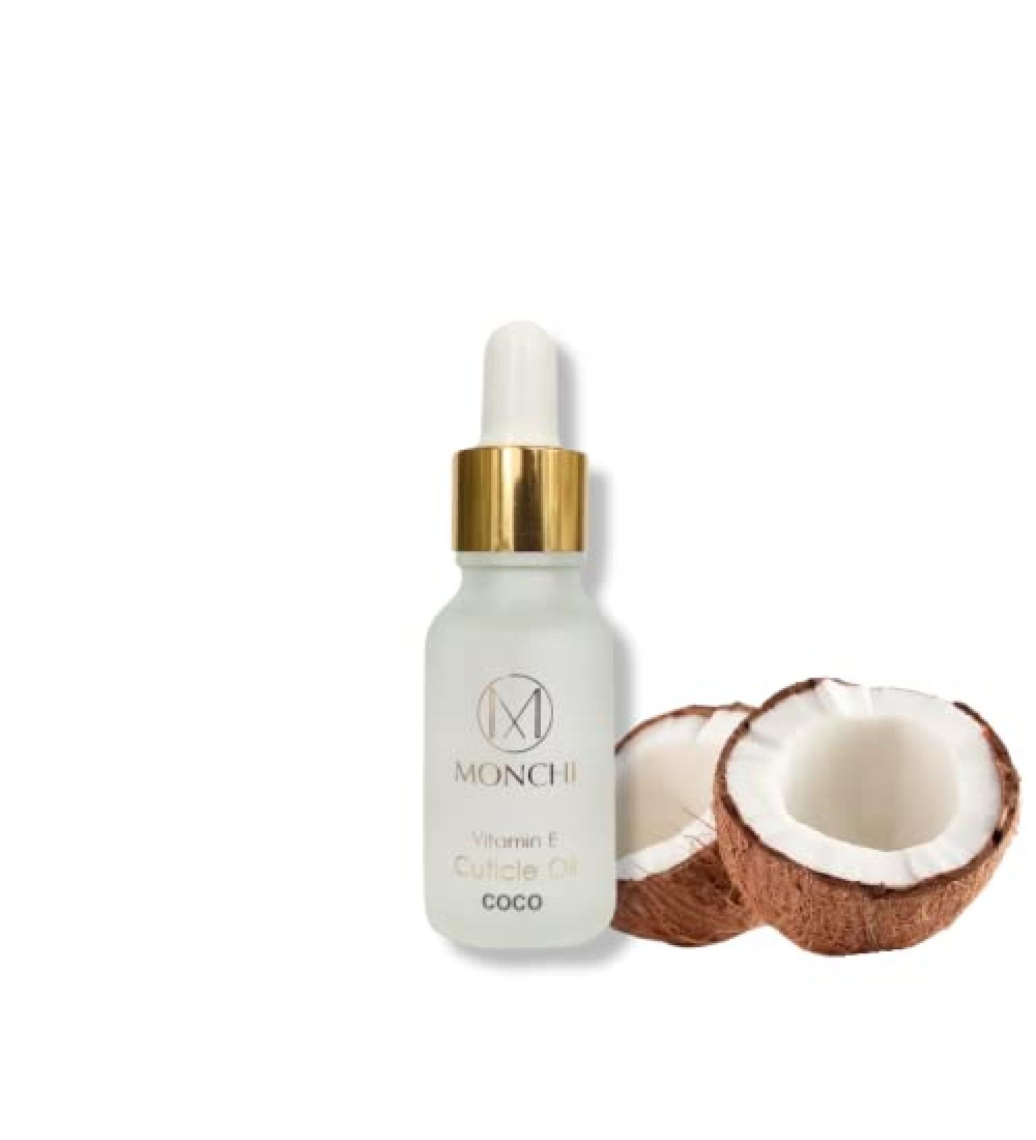 MONCHI Coconut Nail & Cuticle Revitalising Oil - Nourish and Hydrate Your Nails - Buy Online on SooperMarket.com