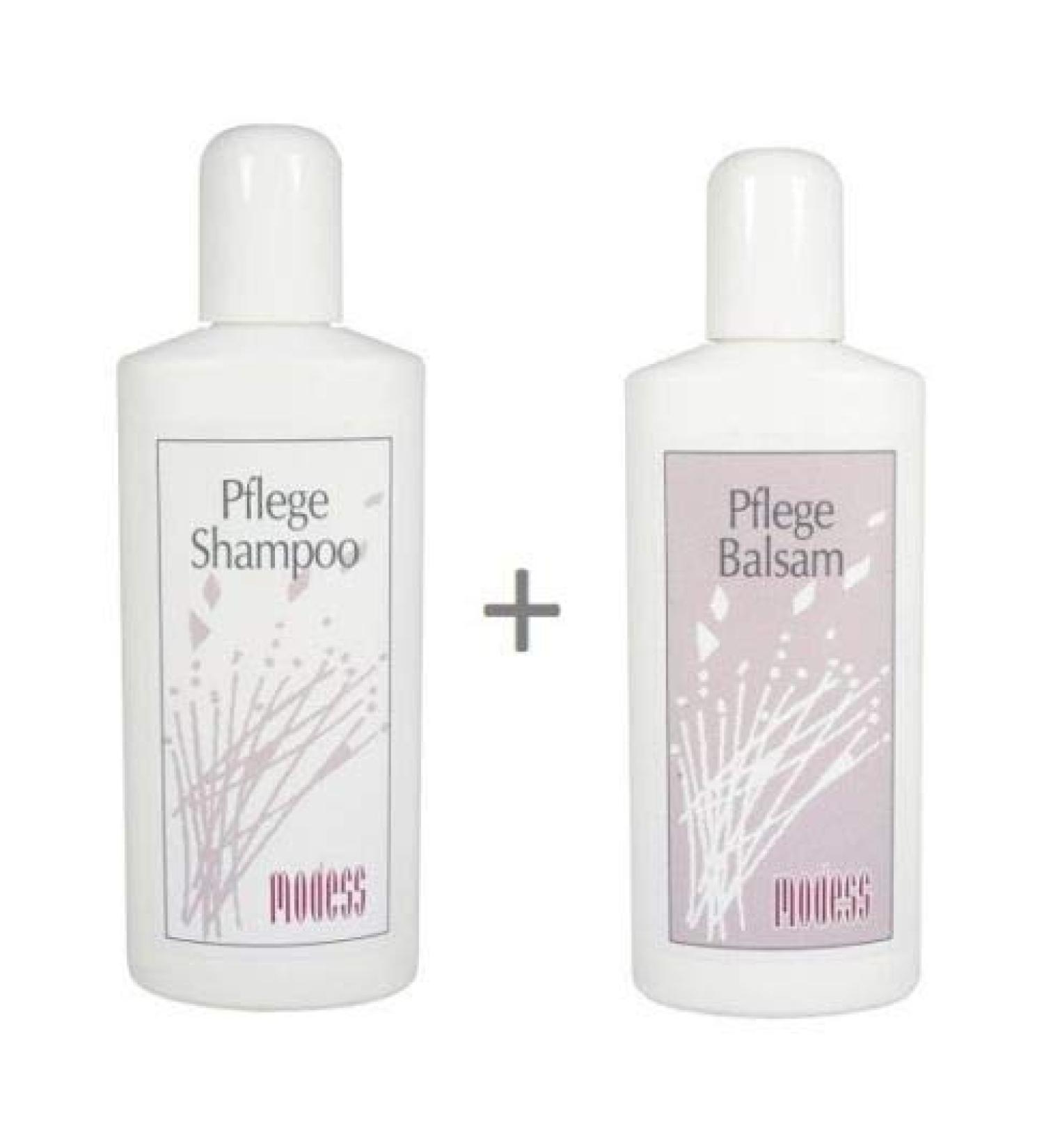 Wigs Nursing Set Modes Shampoo + Balsam each 250 ml for synthetic hair & real hair wigs hair extensions extension hair systems hair parts