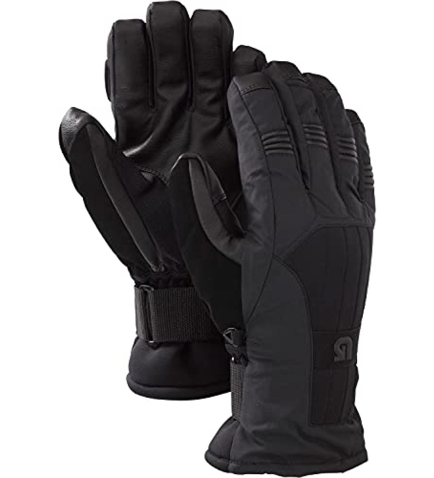 BURTON Mens Support Glove True Black Small
