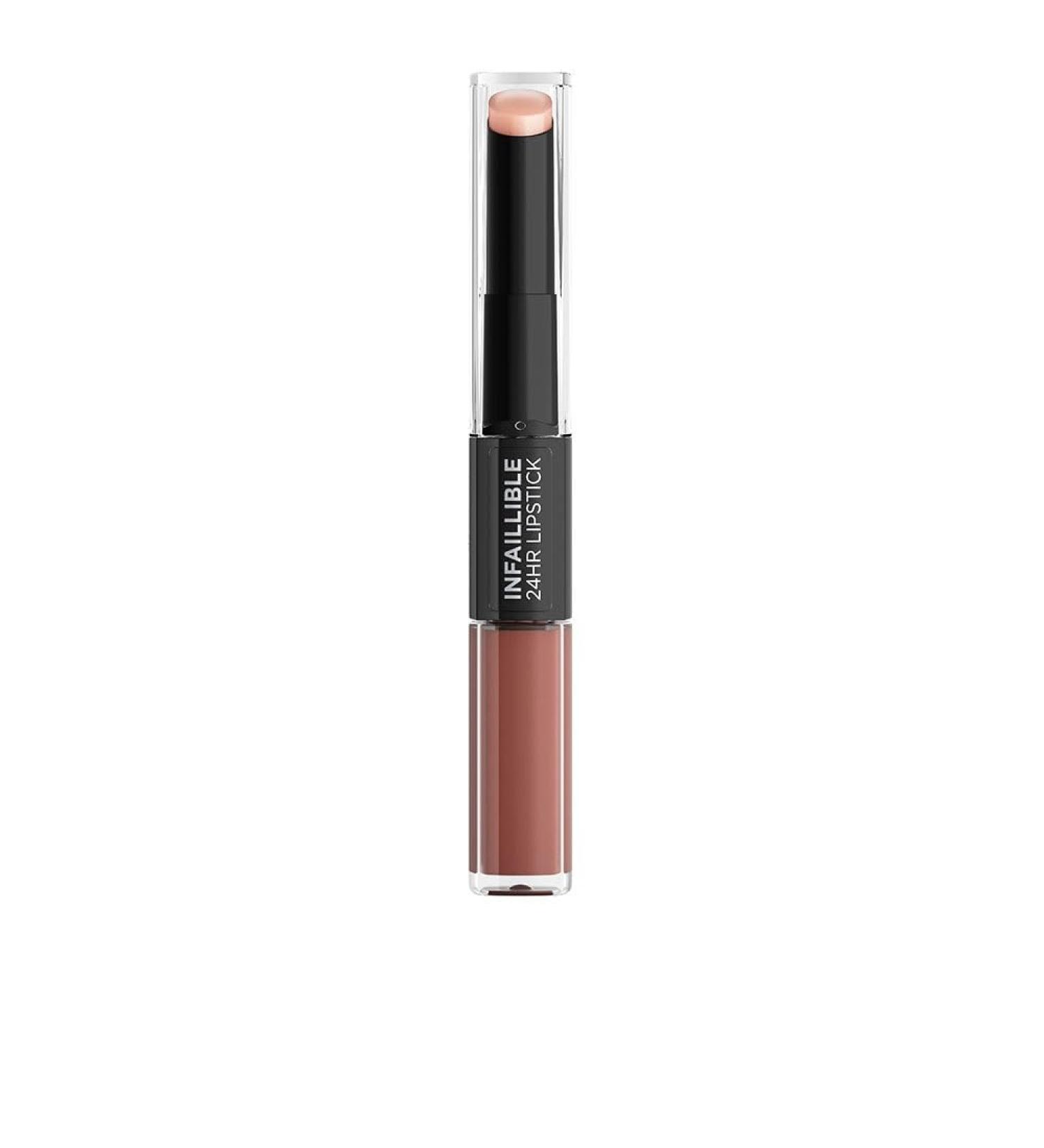 L'Or al Paris Infaillible 2-Step 101 Everlasting Lipstick - 24 Hour Full Lips & Moisturizing Balm | 5.7g - Shop Internationally! - Buy Online on SooperMarket.com