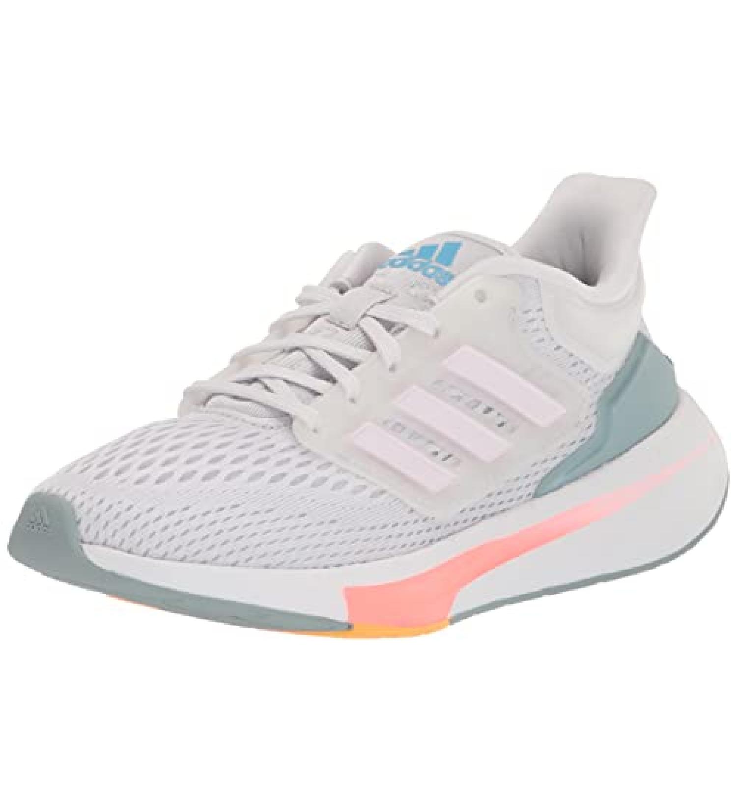 adidas Women's Eq21 Running Shoe - Size 7 - Dash Grey/Almost Pink/Acid Red - Buy Online on SooperMarket.com
