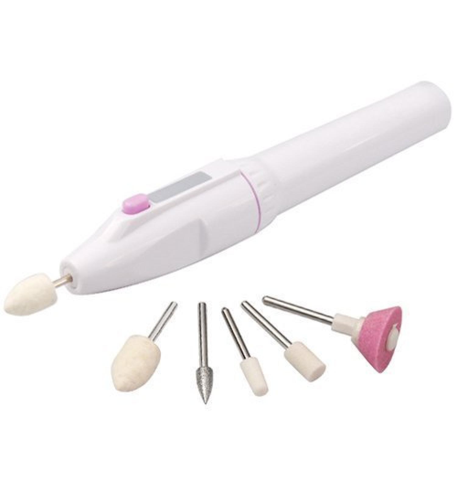 Accessotech Battery Manicure and Pedicure Beauty Nail Art Care File Polish Drill Tool Set - Buy Online on SooperMarket.com