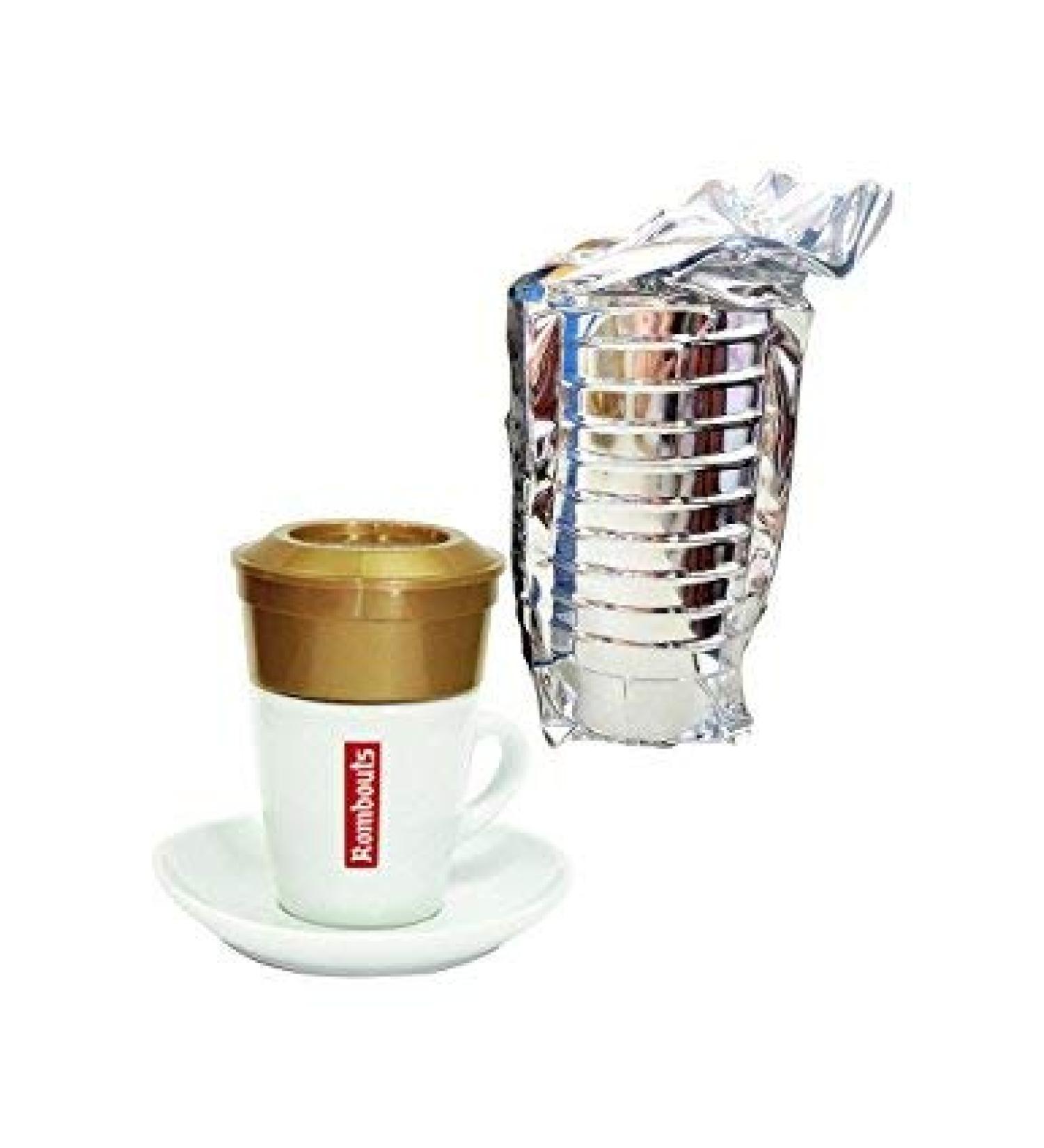 Rombouts Original Roast Individual Ground Coffee Filters 10 Cupsize 6x10 Filters - Buy Online on SooperMarket.com
