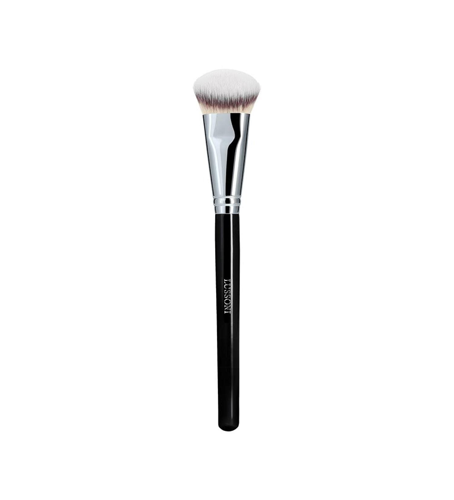 T4B LUSSONI 100 Series Professional Makeup Brushes for Foundation Concealer Liquid Cream Cosmetics Round Flat Angled Conical and Kabuki (PRO 142 Angled Foundation Brush) - Buy Online on SooperMarket.com