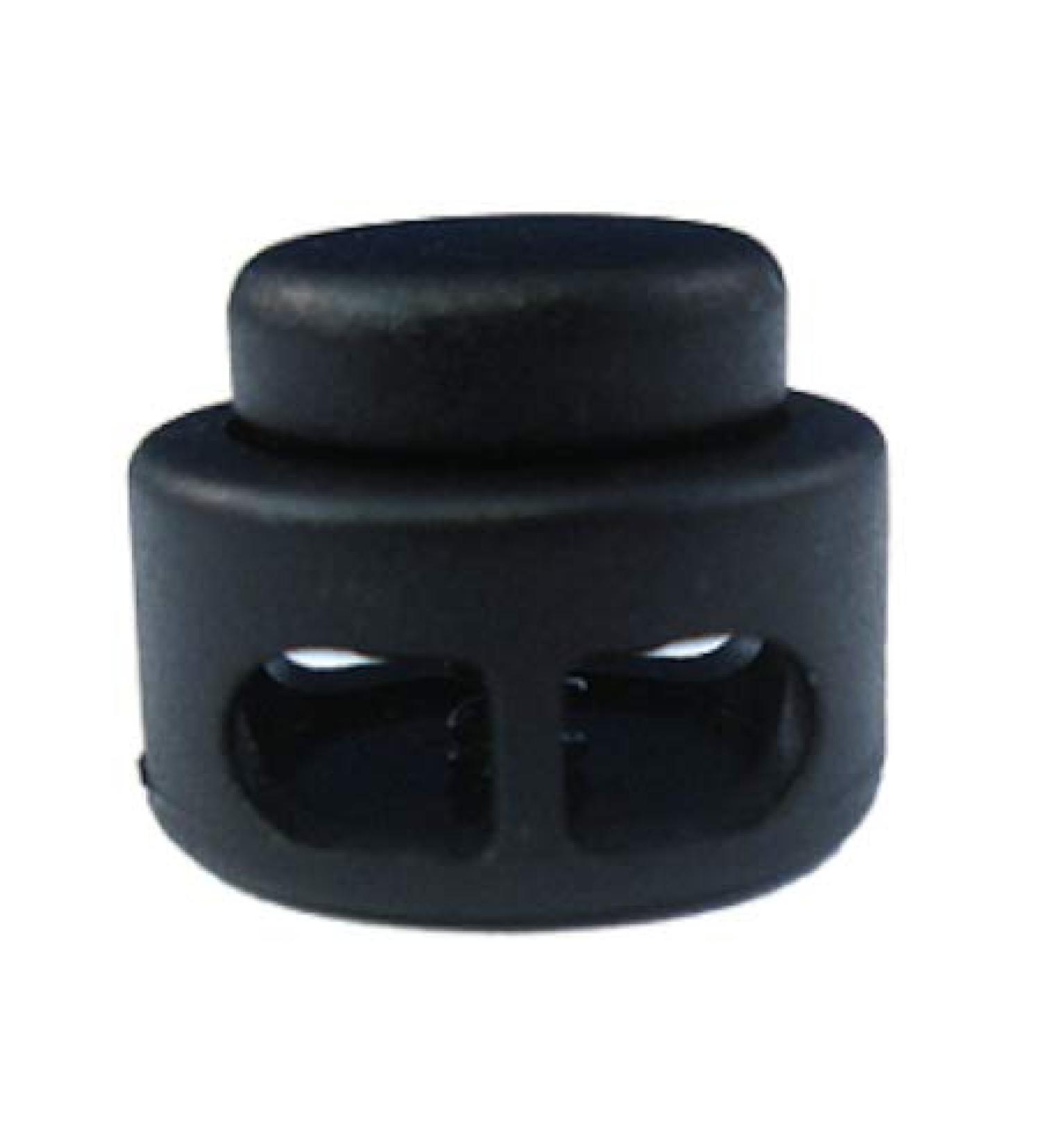 Paracord Planet Double Barrel Cord Lock Draw String Toggle Stopper Choose from 5 10 and 20 Pack Sizes Black 20 Pack